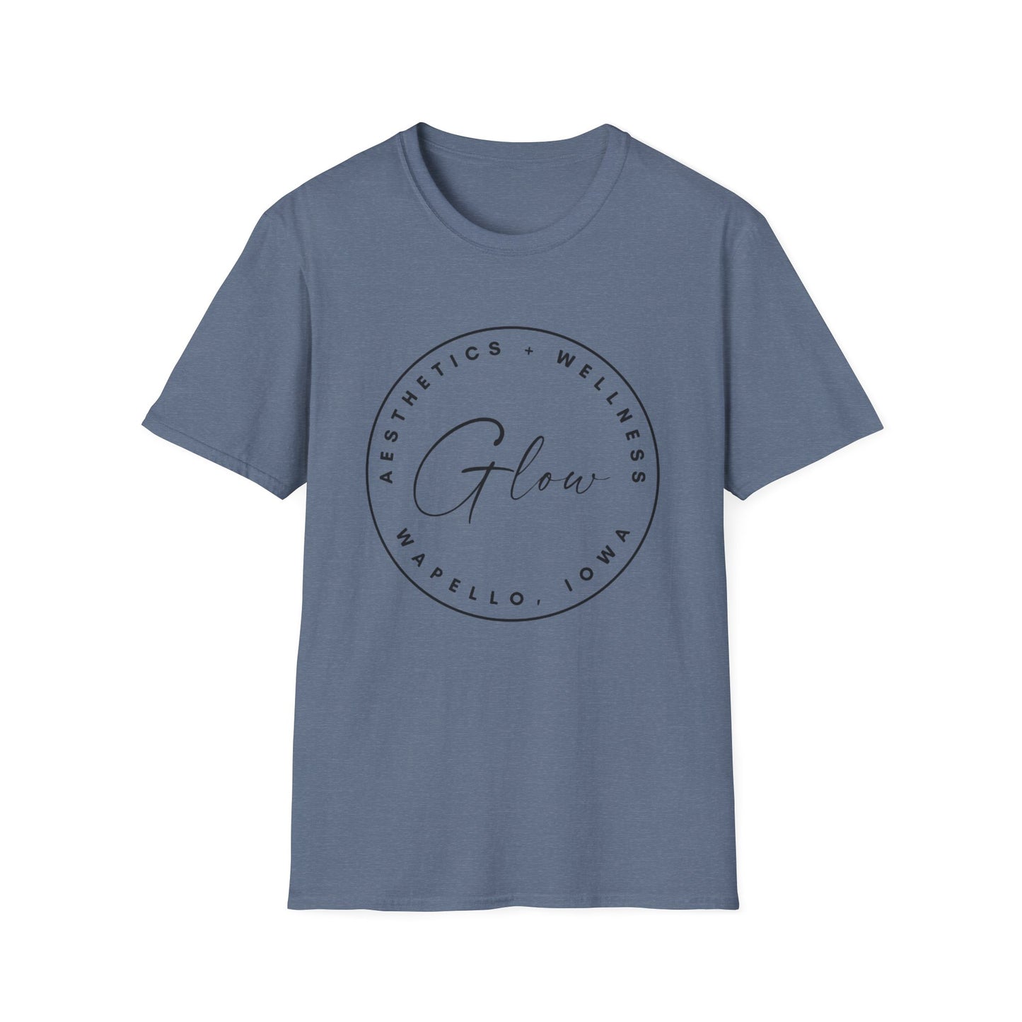 Glow Circle Logo FRONT T-Shirt | Gildan Soft-Style