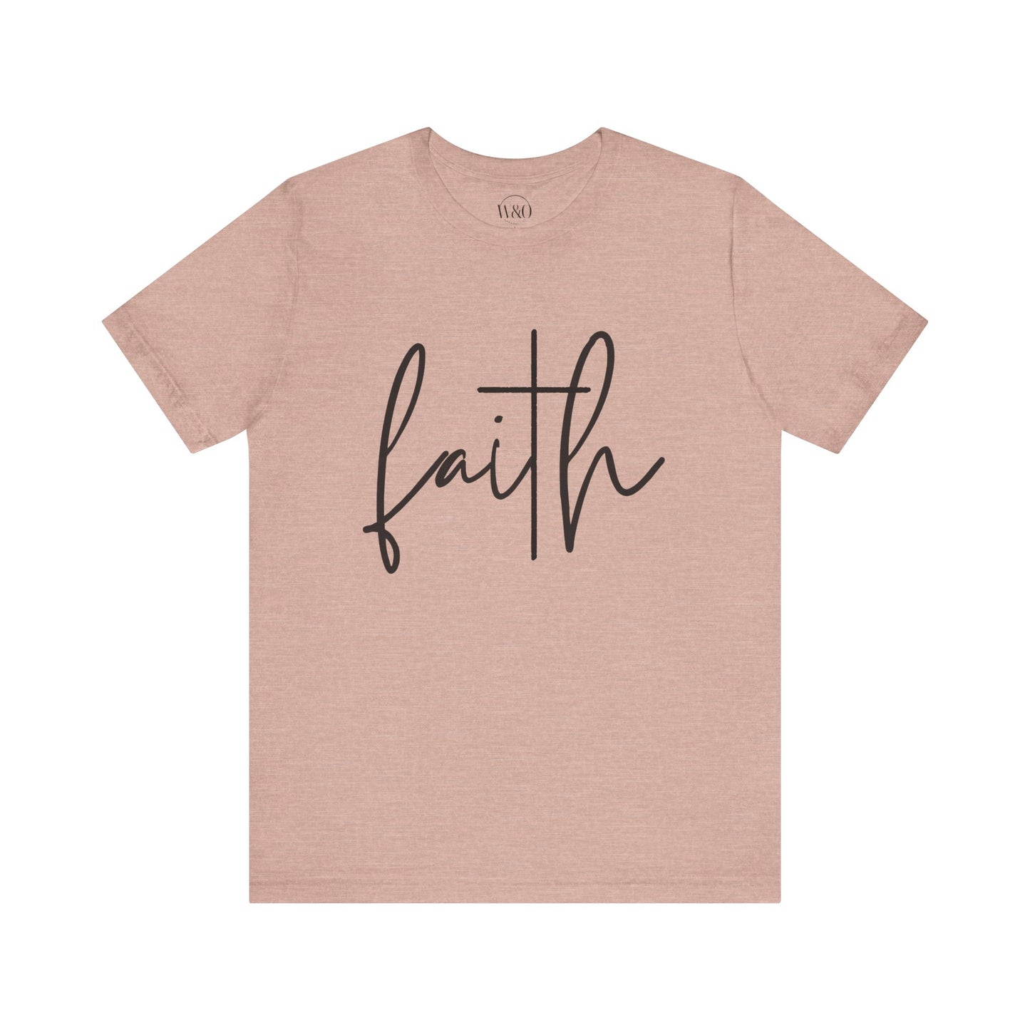 Faith Unisex Jersey Short Sleeve Tee - Inspirational Christian T-Shirt