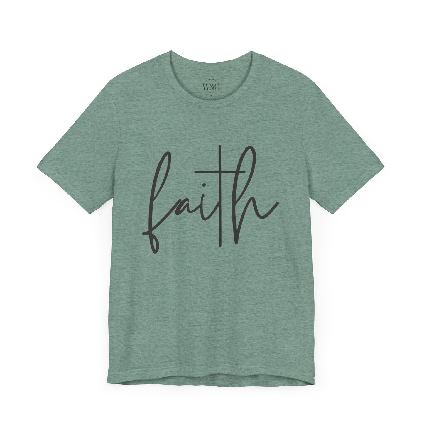 Faith Unisex Jersey Short Sleeve Tee - Inspirational Christian T-Shirt