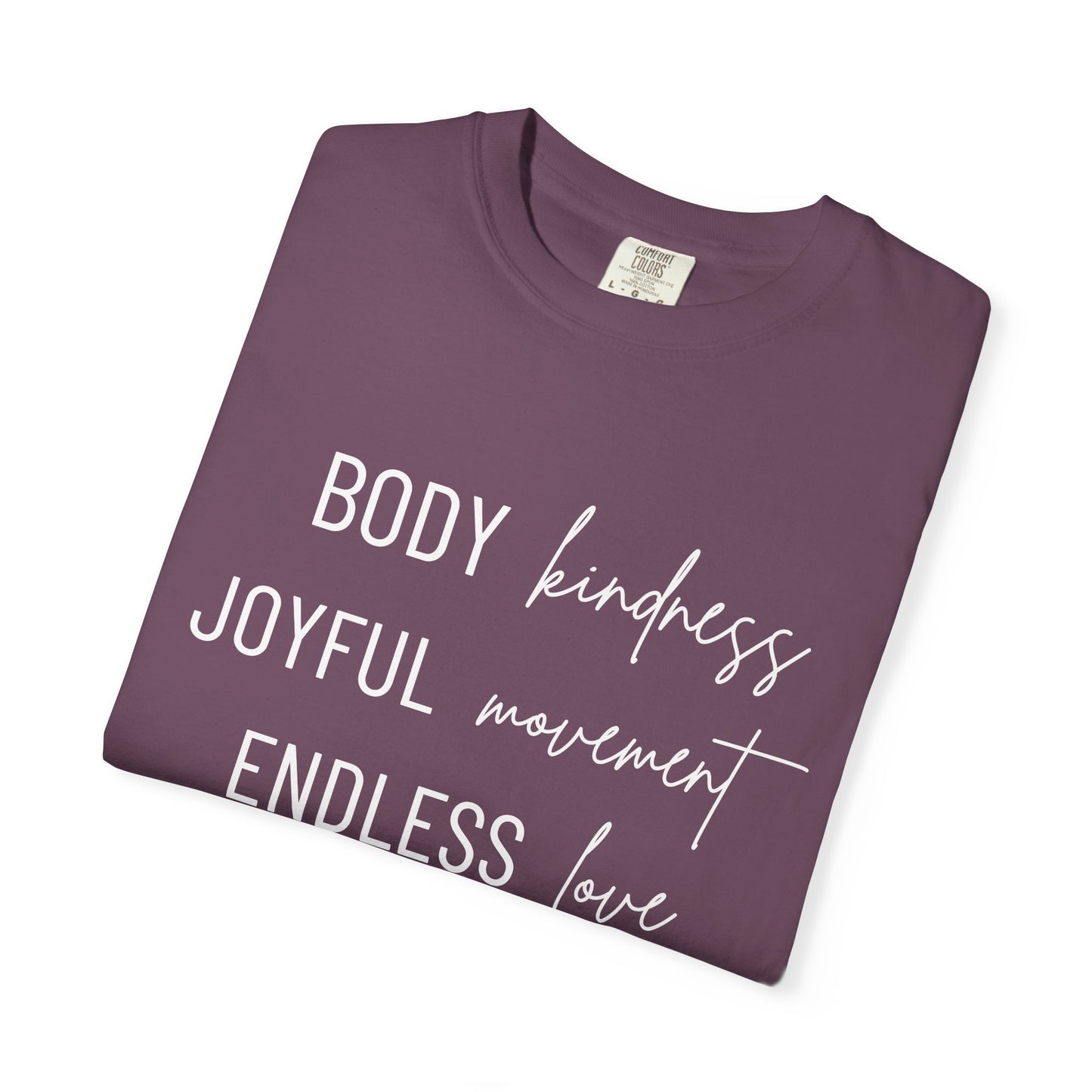 KML Kindness, Movement, Love T-shirt| Comfort Colors