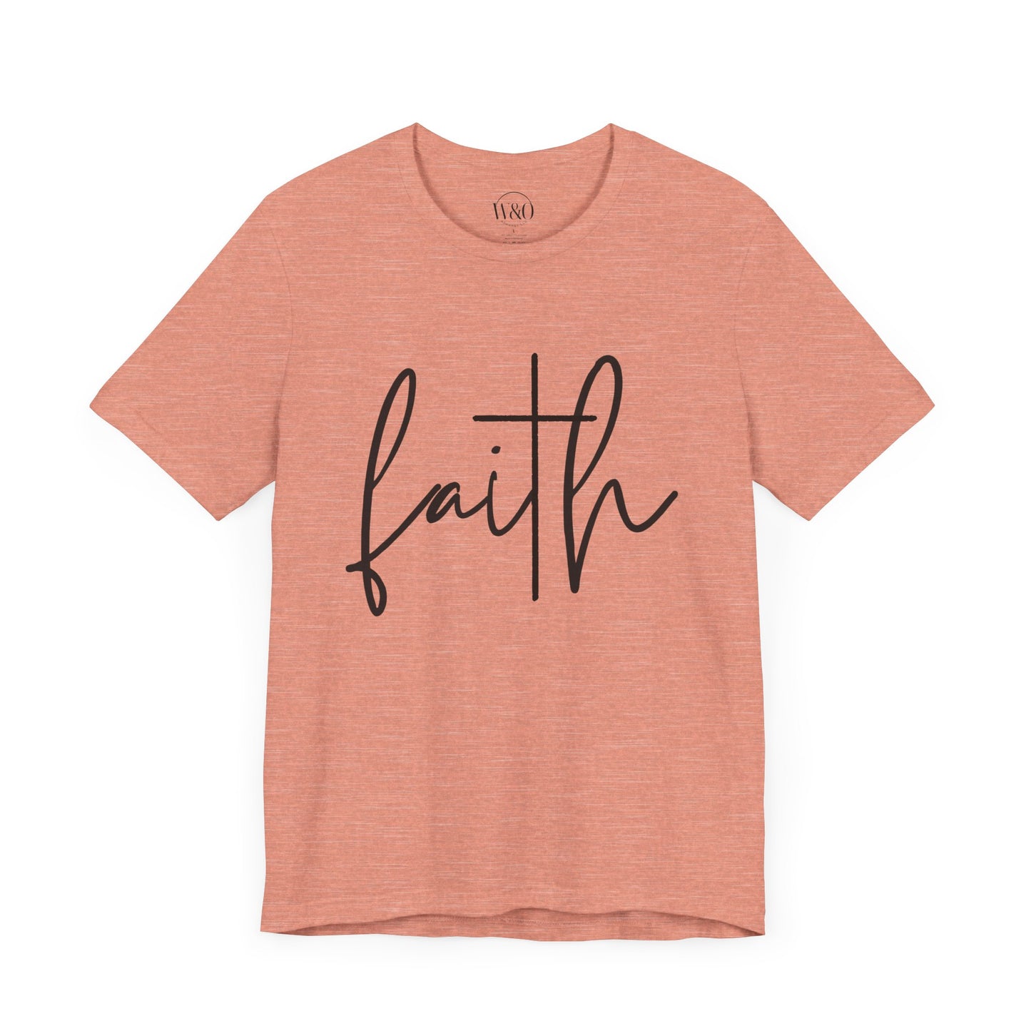 Faith Unisex Jersey Short Sleeve Tee - Inspirational Christian T-Shirt