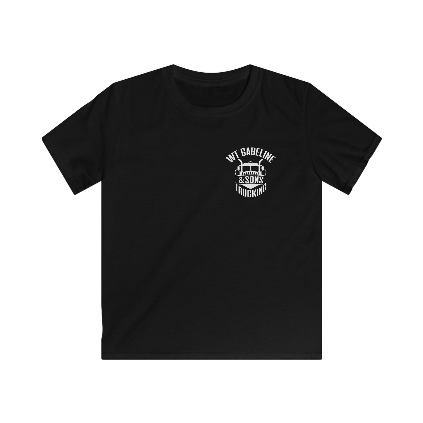 WT Gabeline Trucking YOUTH Tee 185, 189, 195 | Gildan Softstyle