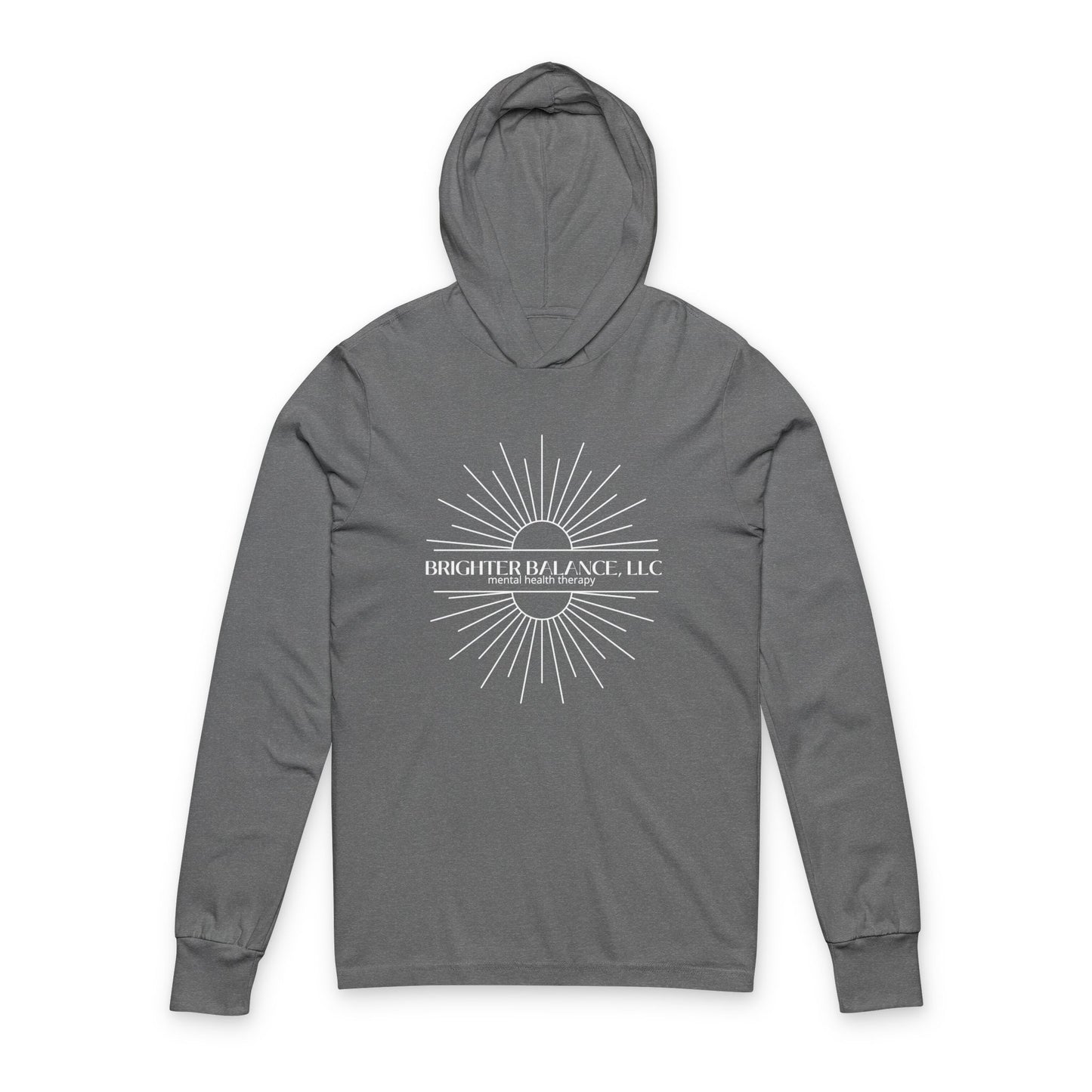 Brighter Balance Hooded Long Sleeve | Bella Canvas