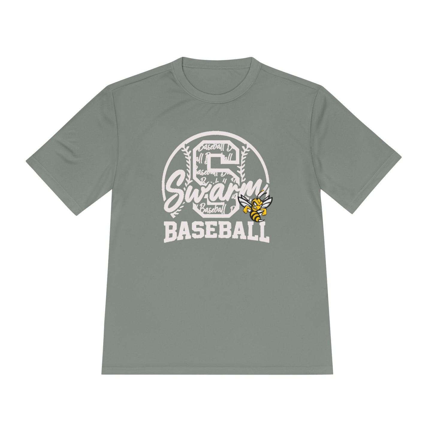 Swarm "S" ADULT Baseball Moisture-Wicking Tee | Sportstek