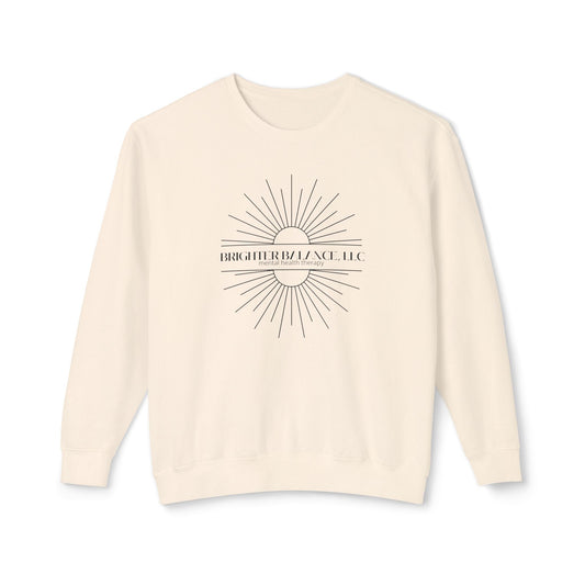 Brighter Balance Unisex Lightweight Crewneck Sweatshirt | Comfort Colors