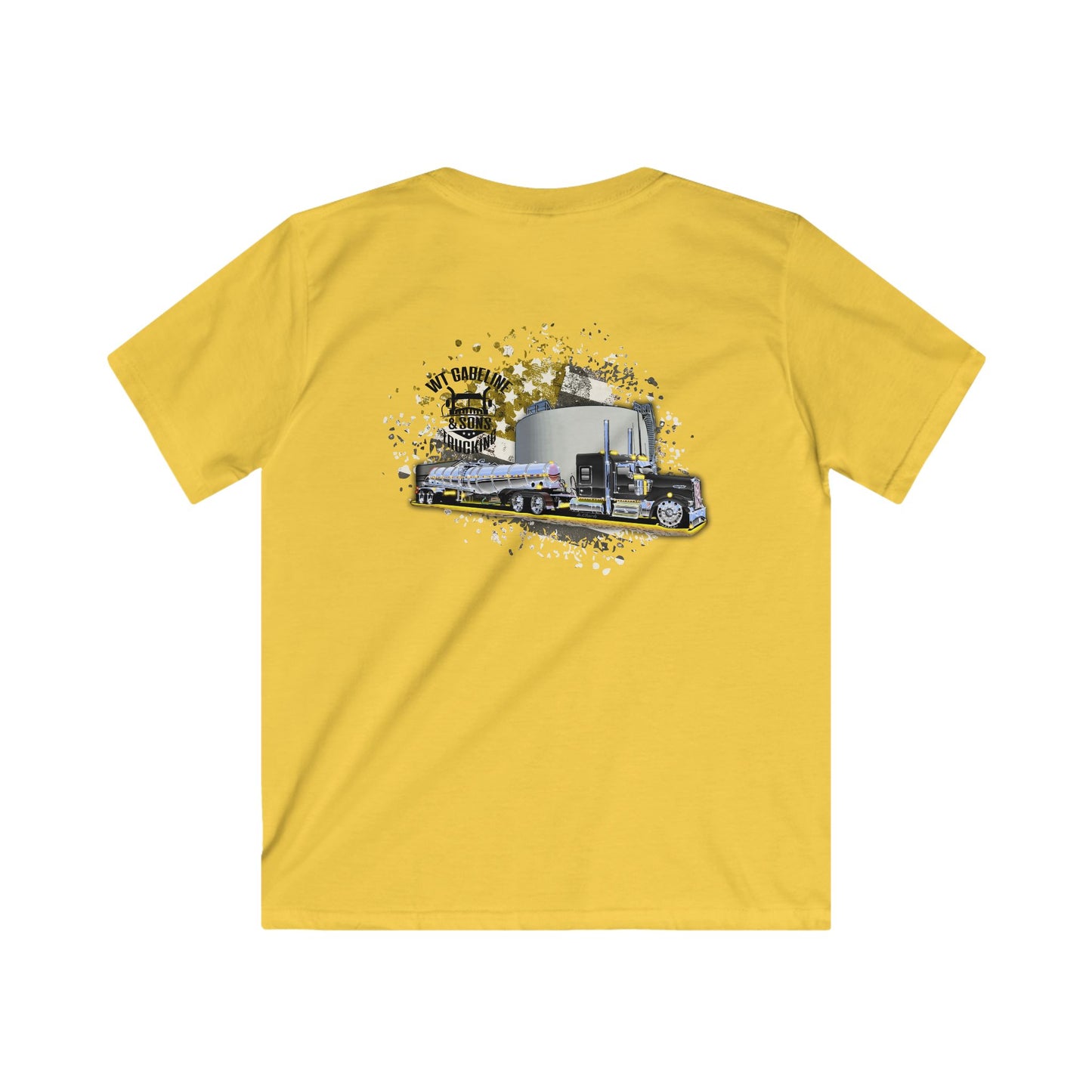 WT Gabeline Trucking YOUTH Tee #177 |Gildan Softstyle