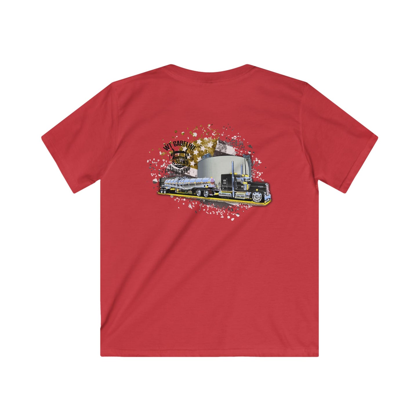 WT Gabeline Trucking YOUTH Tee #177 |Gildan Softstyle