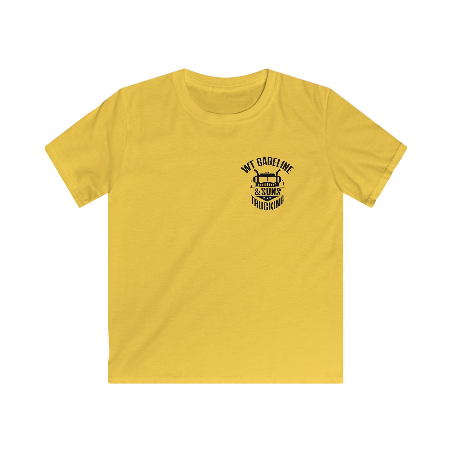 WT Gabeline Trucking YOUTH Tee 185, 189, 195 | Gildan Softstyle
