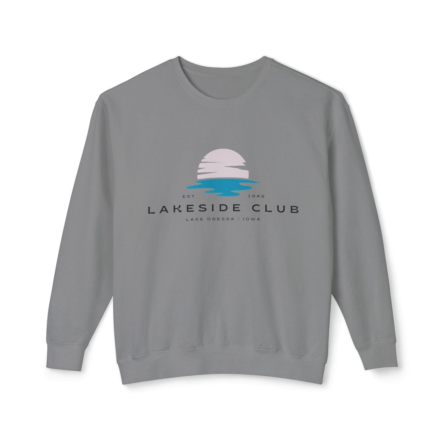 Lakeside Club Unisex Lightweight Crewneck Sweatshirt