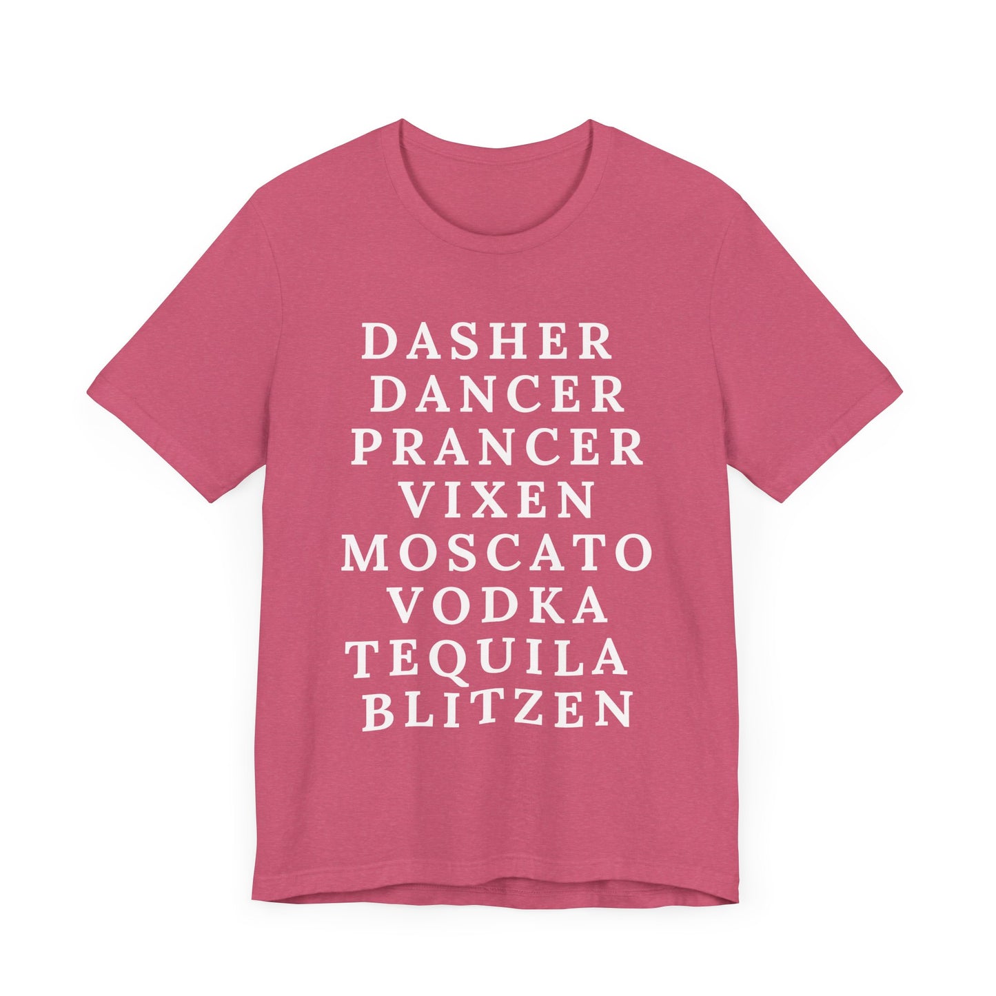 Drinking Reindeer Unisex Jersey Short Sleeve Tee
