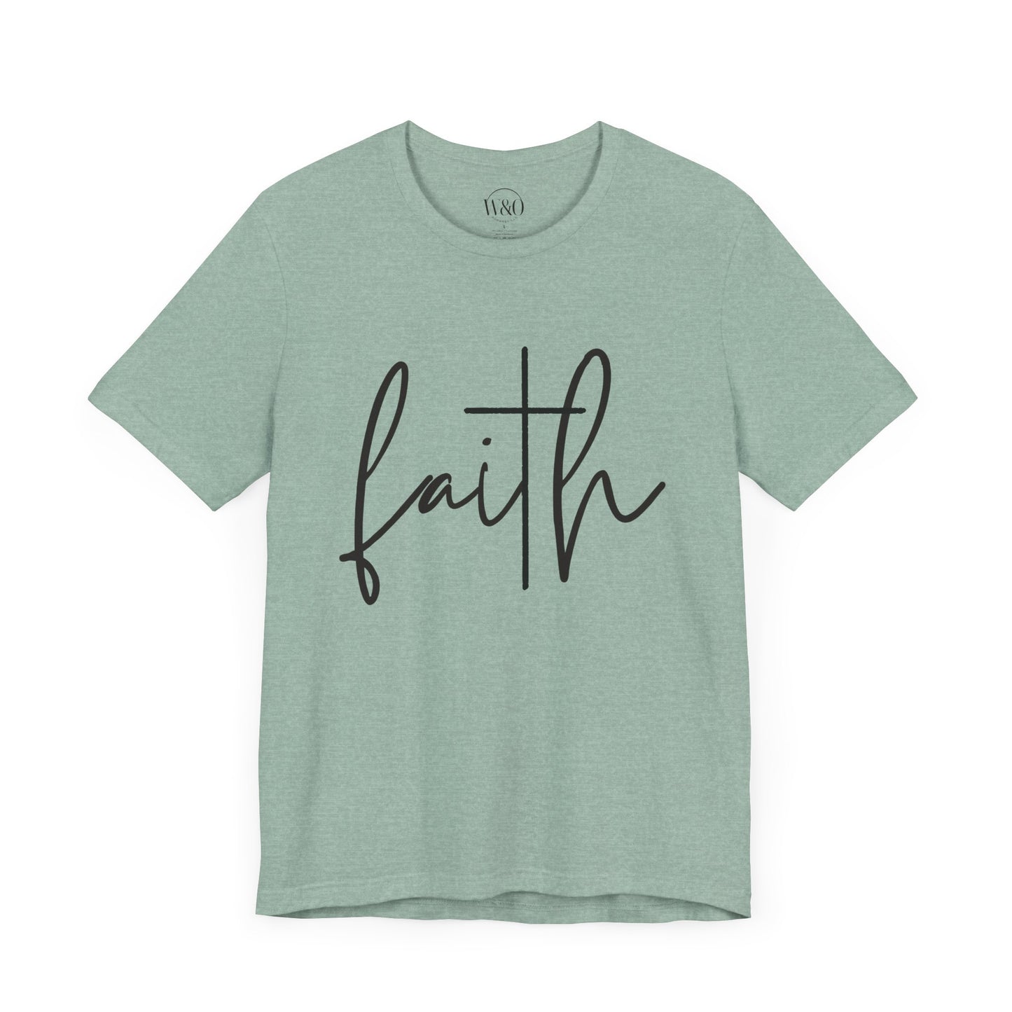 Faith Unisex Jersey Short Sleeve Tee - Inspirational Christian T-Shirt