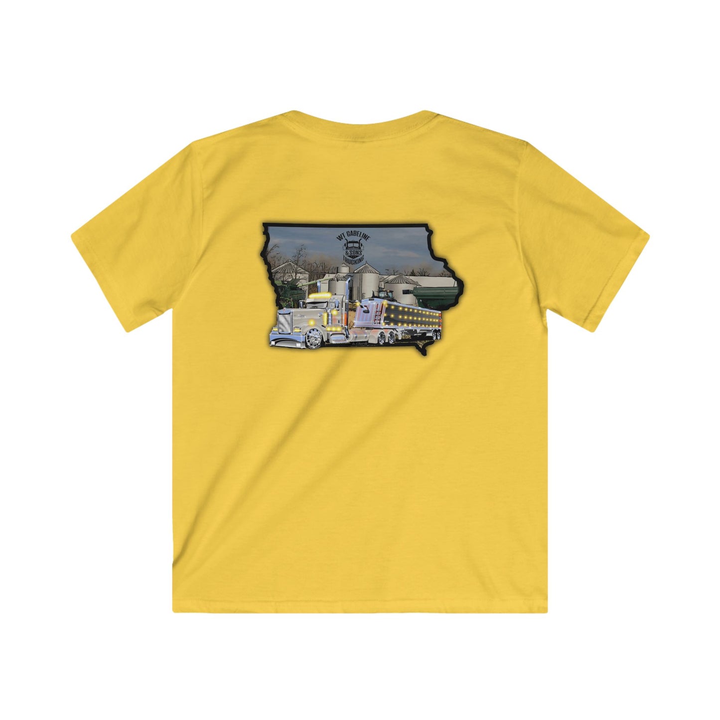 WT Gabeline Trucking YOUTH Tee #181|Gildan Softstyle