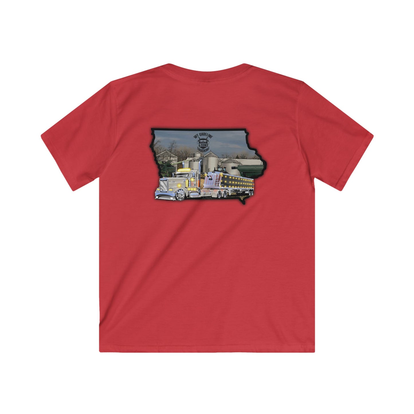 WT Gabeline Trucking YOUTH Tee #181|Gildan Softstyle