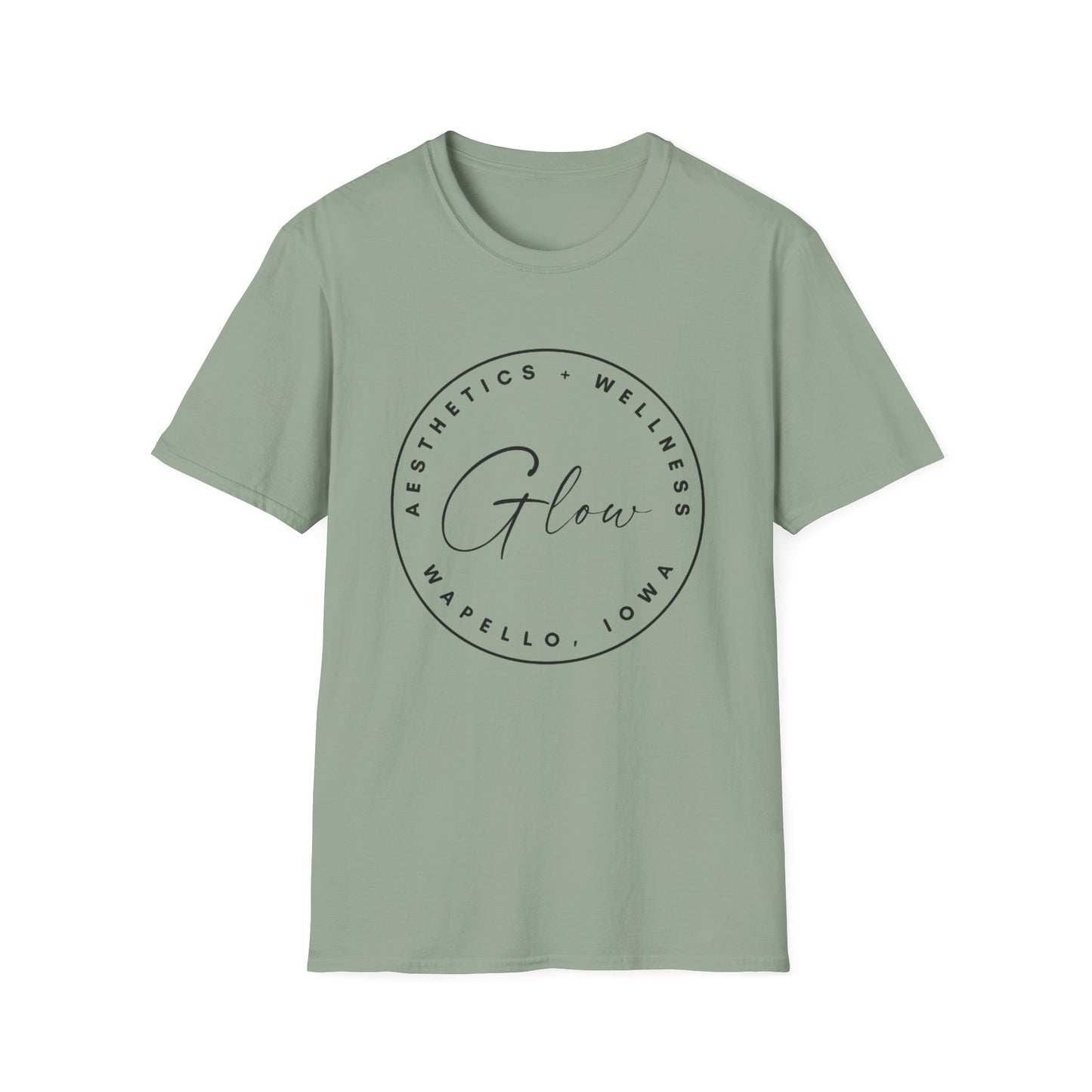 Glow Circle Logo FRONT T-Shirt | Gildan Soft-Style