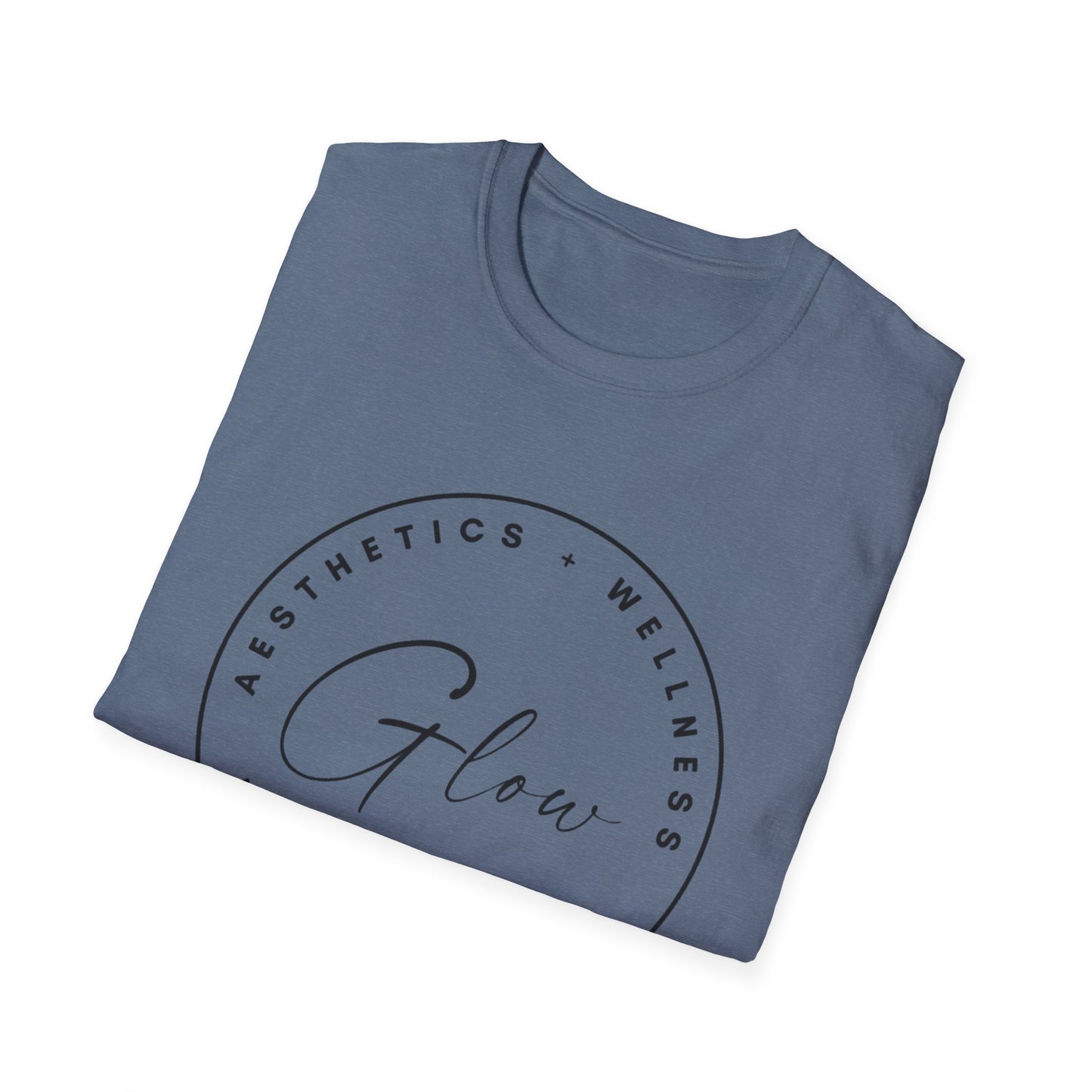 Glow Circle Logo FRONT T-Shirt | Gildan Soft-Style