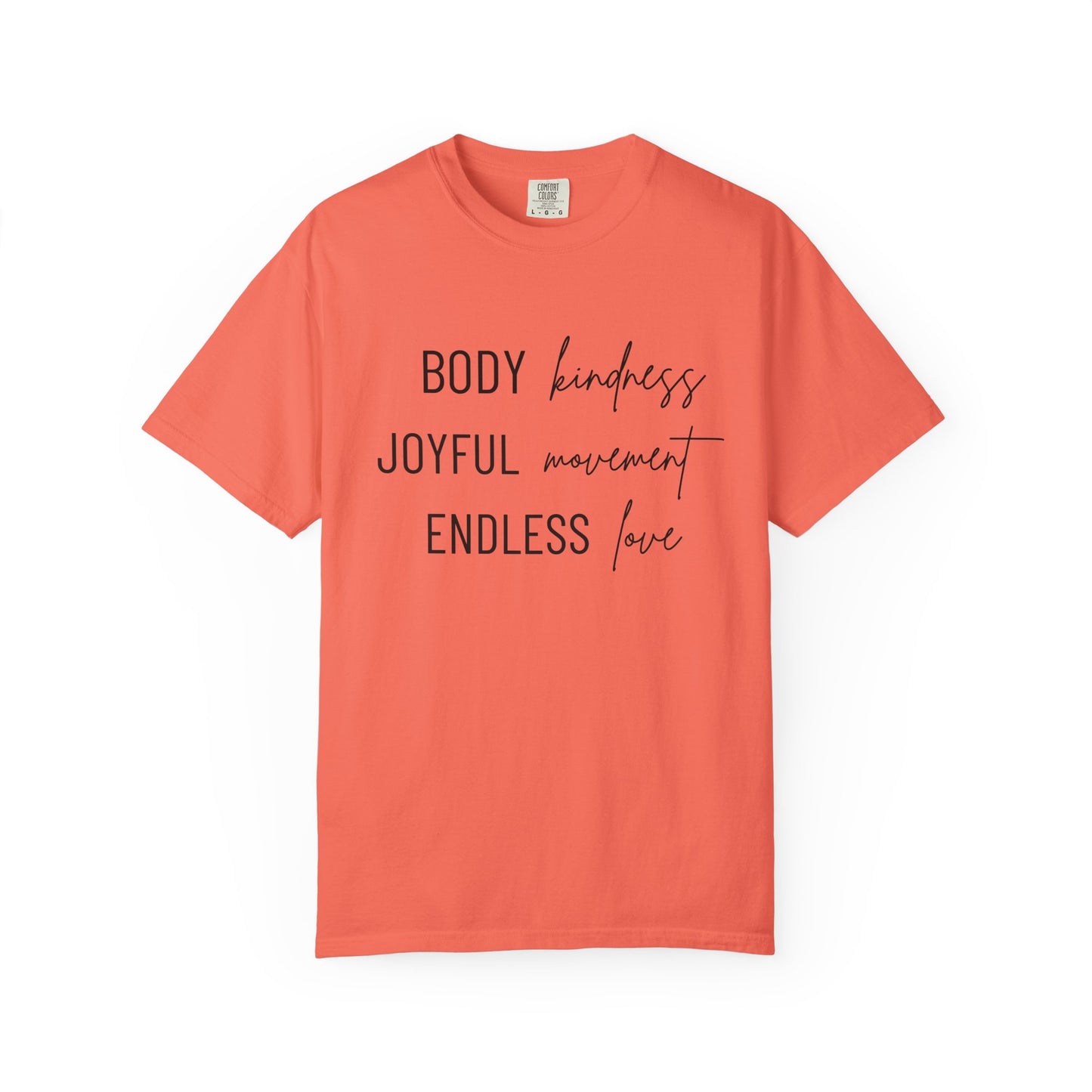 KML Kindness, Movement, Love T-shirt| Comfort Colors