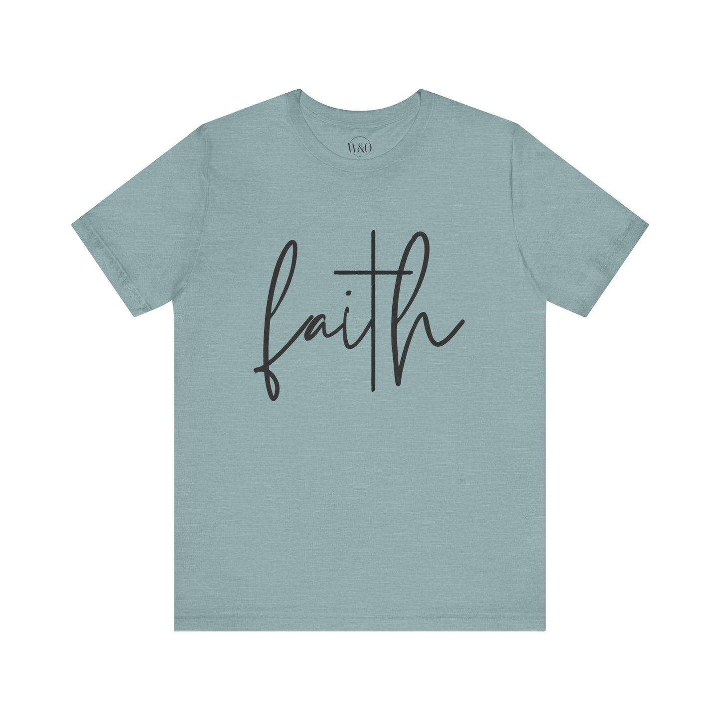 Faith Unisex Jersey Short Sleeve Tee - Inspirational Christian T-Shirt