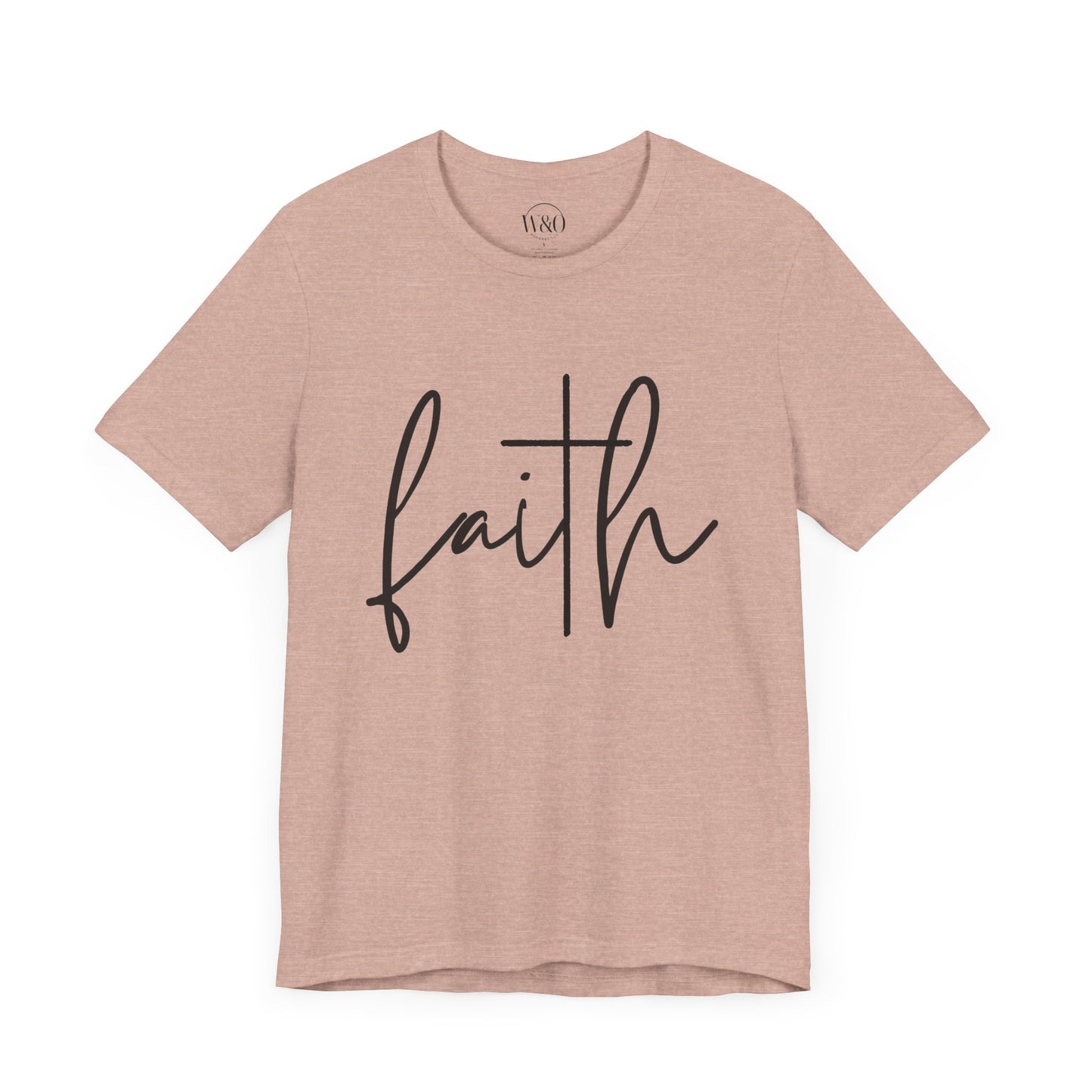 Faith Unisex Jersey Short Sleeve Tee - Inspirational Christian T-Shirt