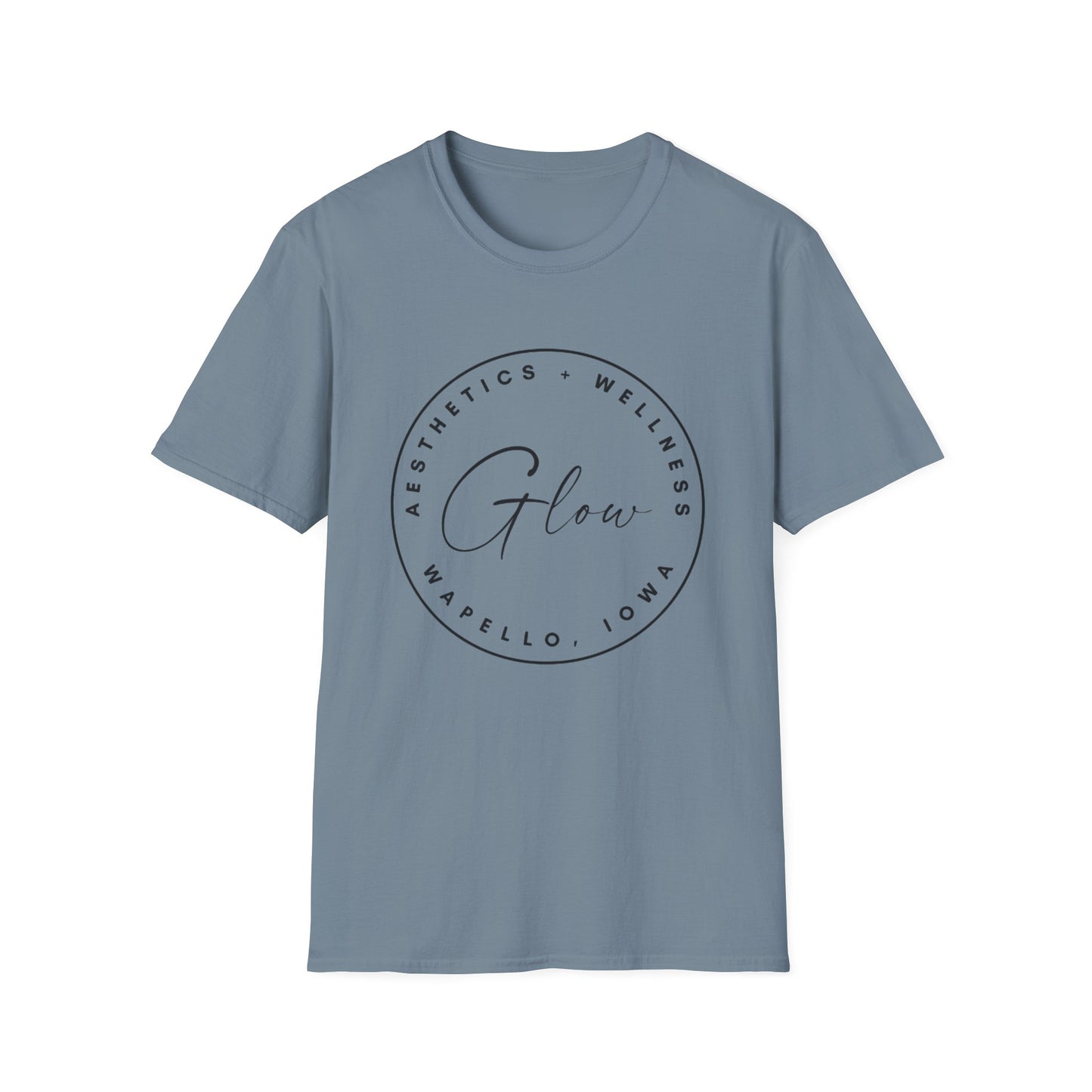 Glow Circle Logo FRONT T-Shirt | Gildan Soft-Style