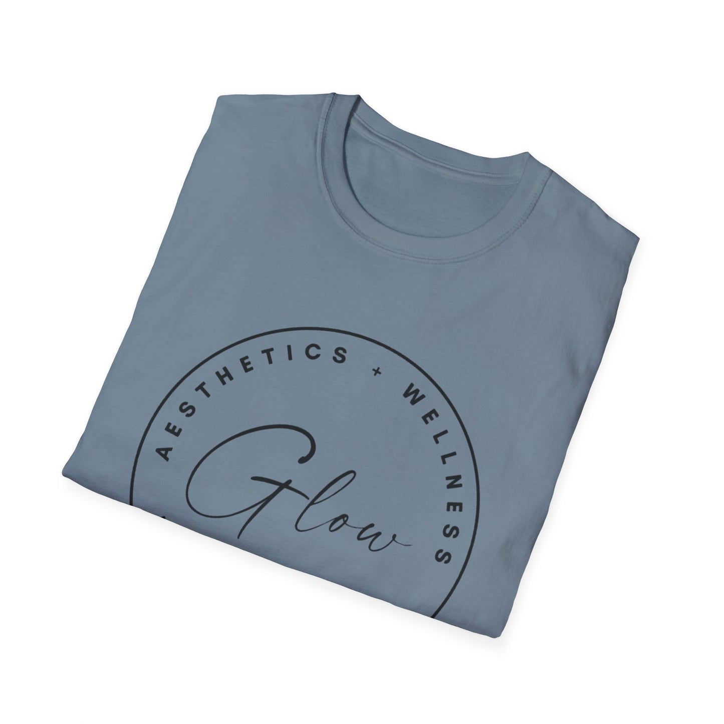 Glow Circle Logo FRONT T-Shirt | Gildan Soft-Style
