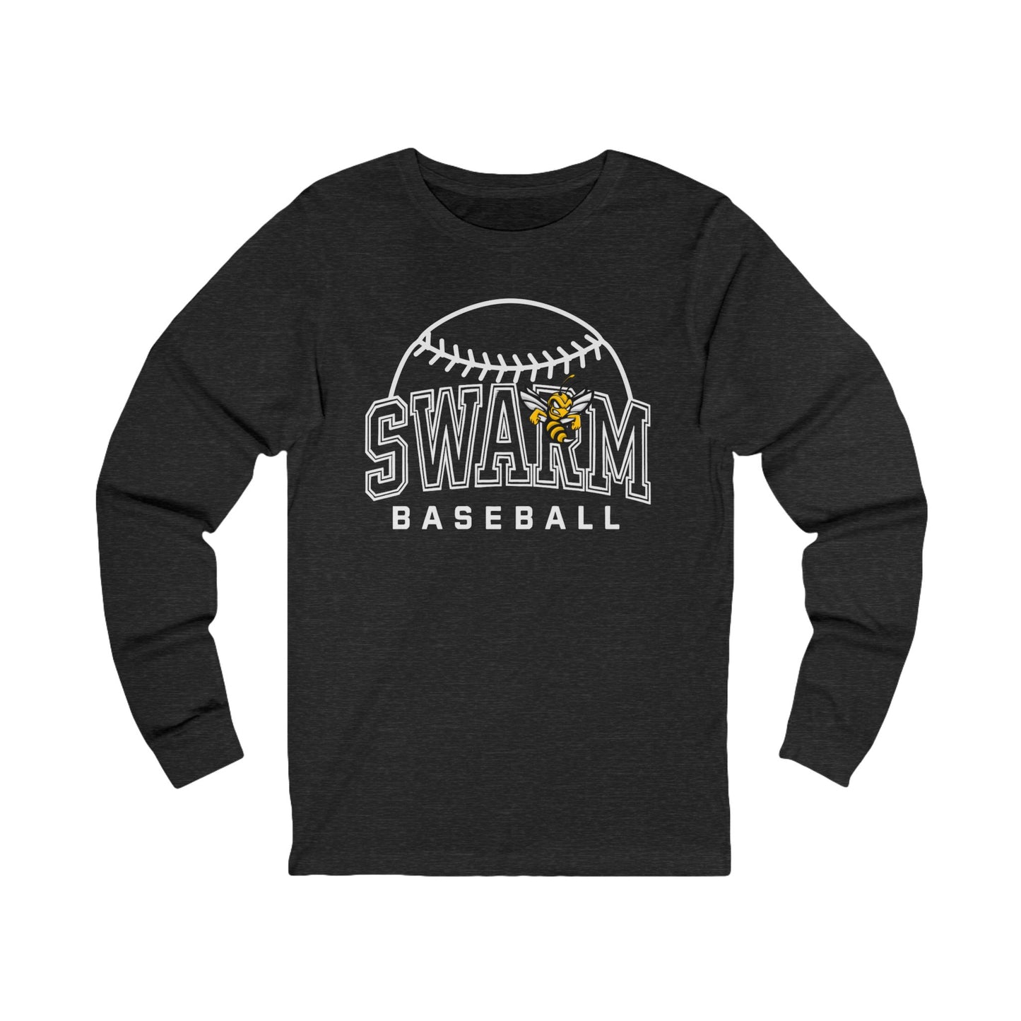 Swarm "⚾️" ADULT Baseball Long Sleeve | Bella Canvas