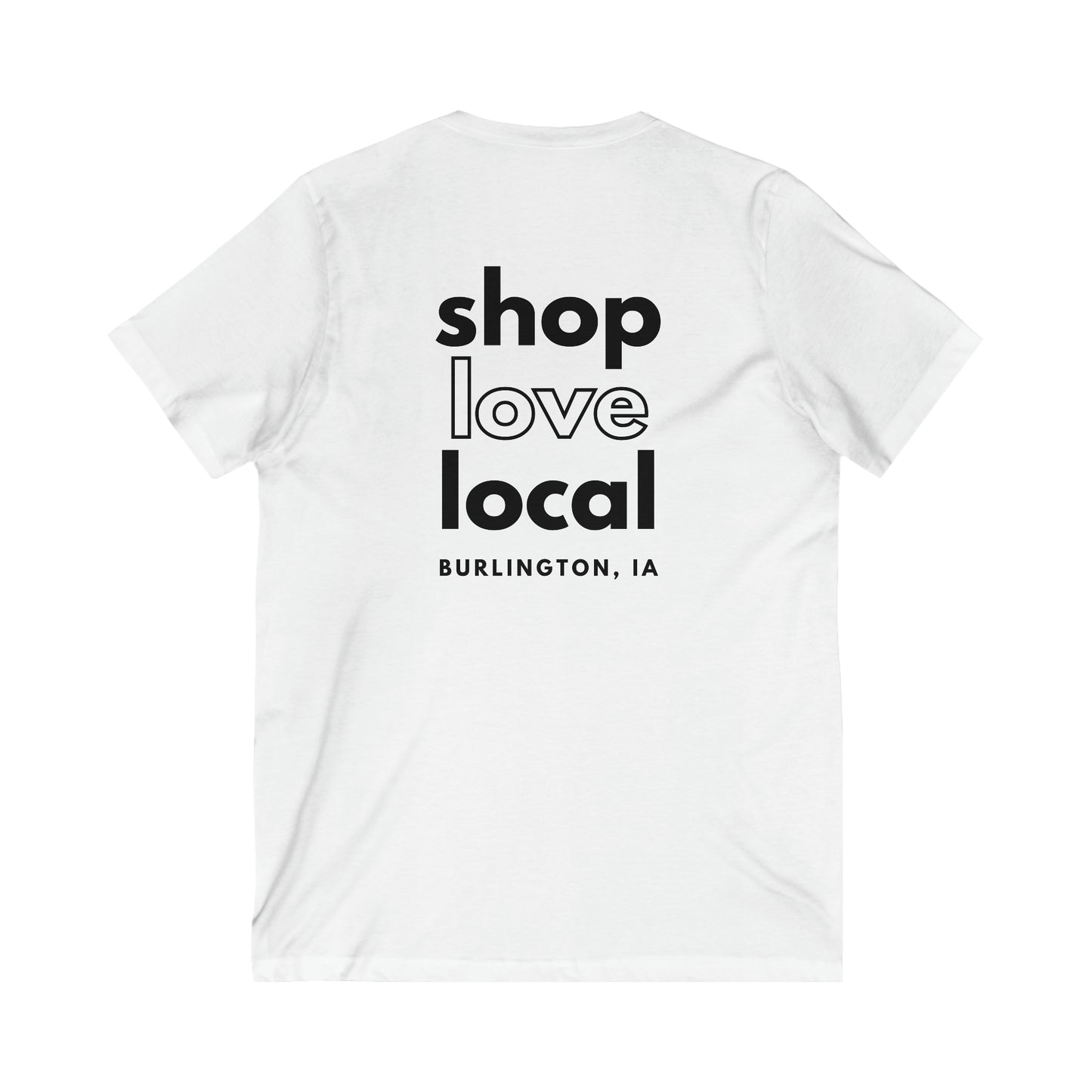 Red Screen Door V-Neck Tee