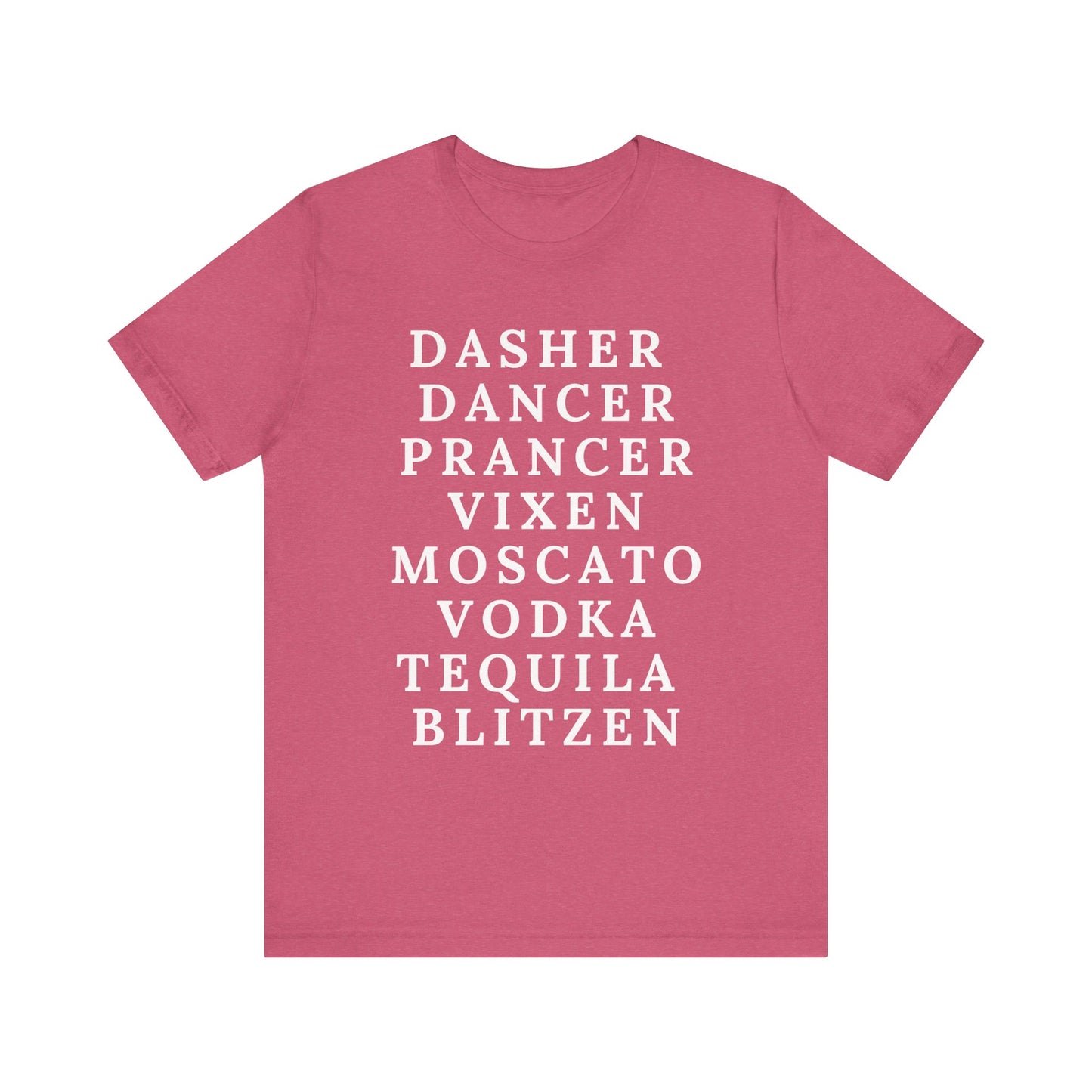 Drinking Reindeer Unisex Jersey Short Sleeve Tee
