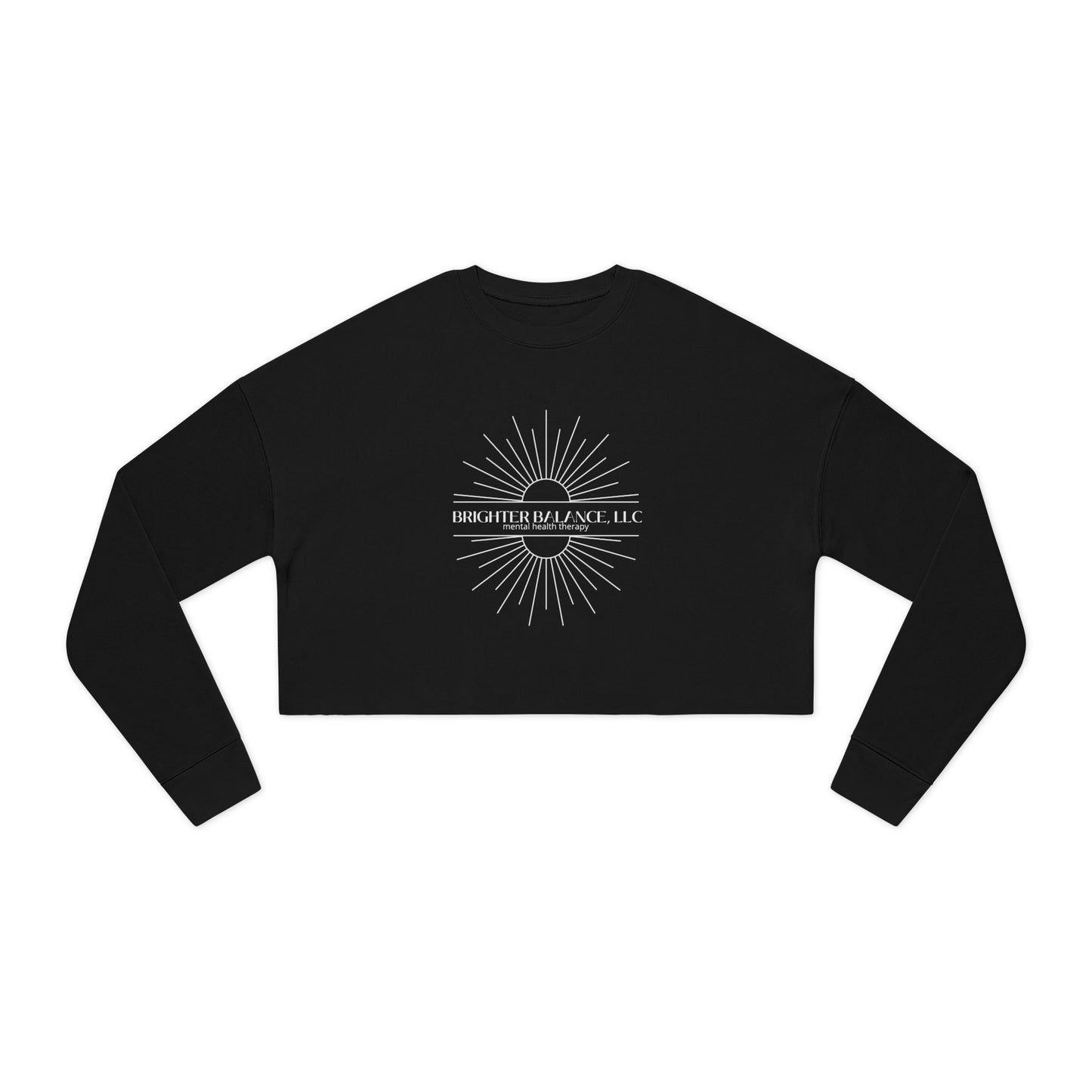 Brighter Balance Women's Cropped Sweatshirt | Bella Canvas