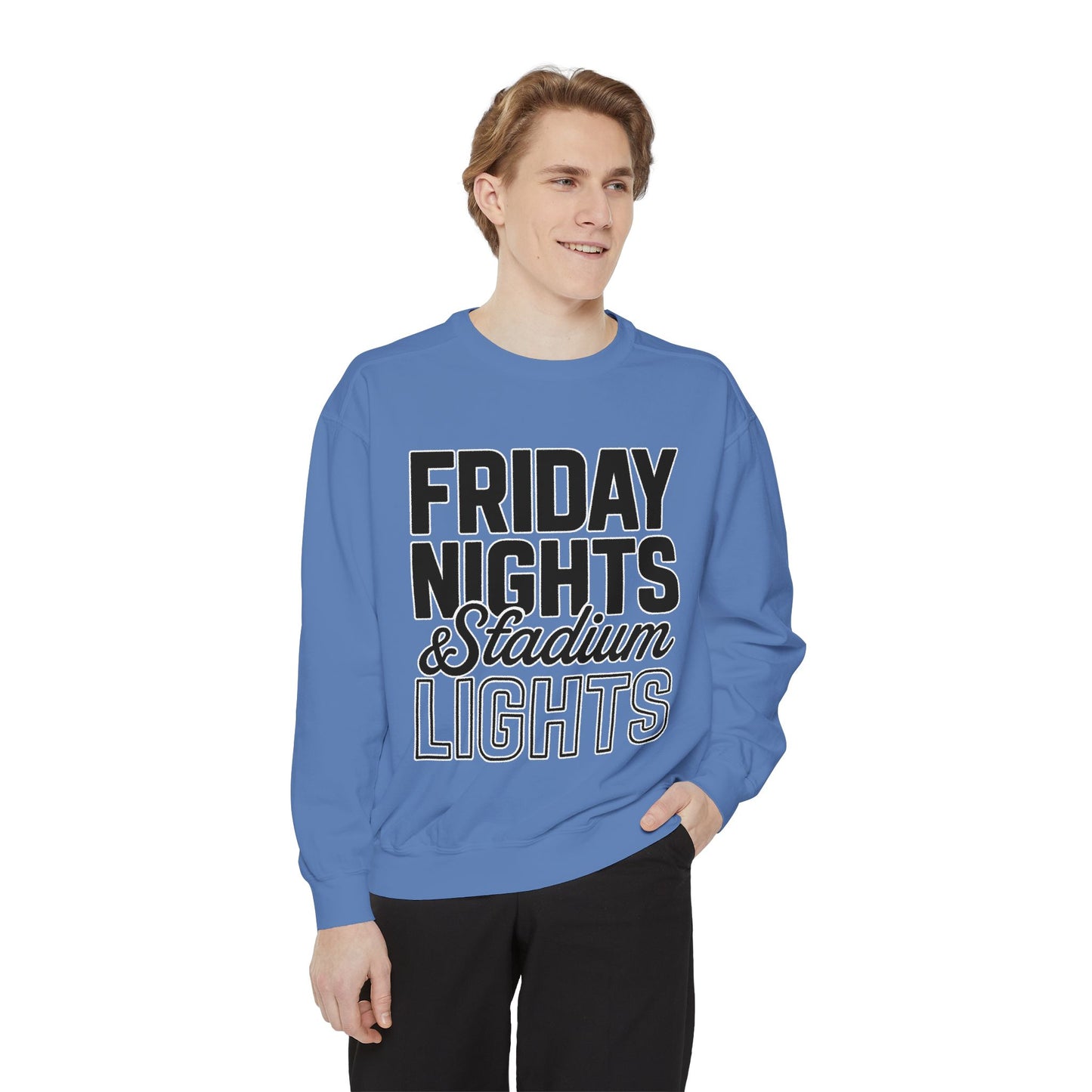 Friday Nights & Stadium Lights Sweatshirt | Comfort Colors