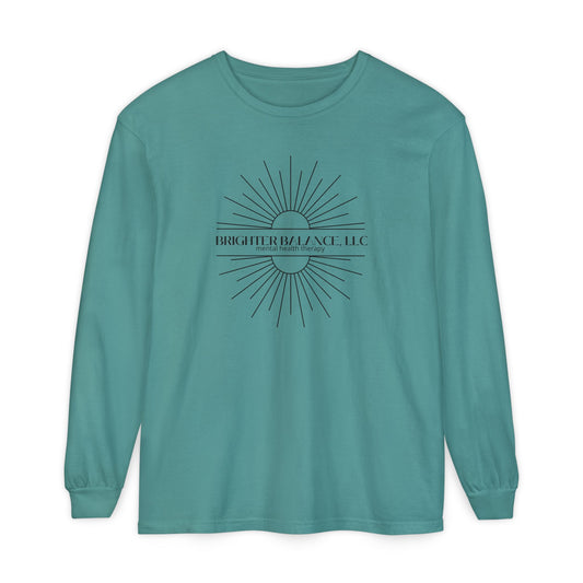 Brighter Balance Unisex Garment-dyed Long Sleeve T-Shirt | Comfort Colors