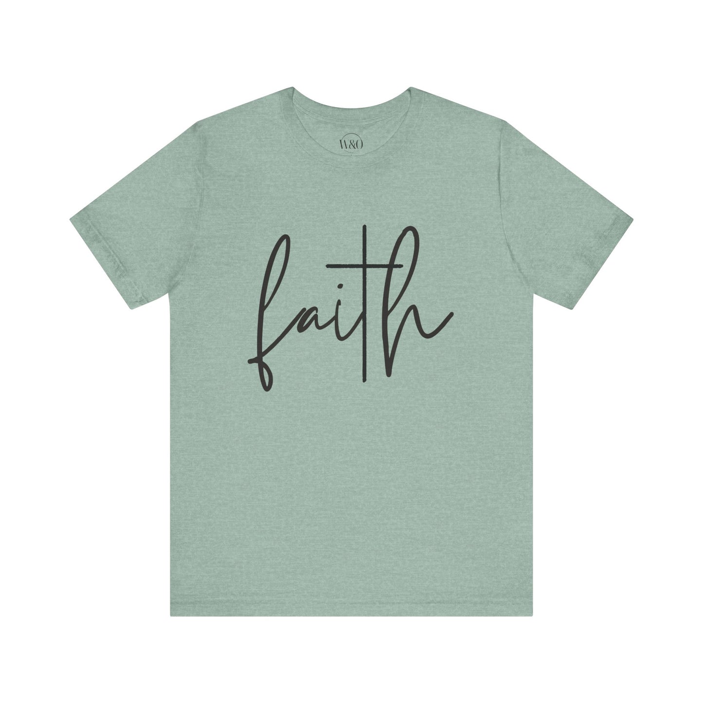 Faith Unisex Jersey Short Sleeve Tee - Inspirational Christian T-Shirt