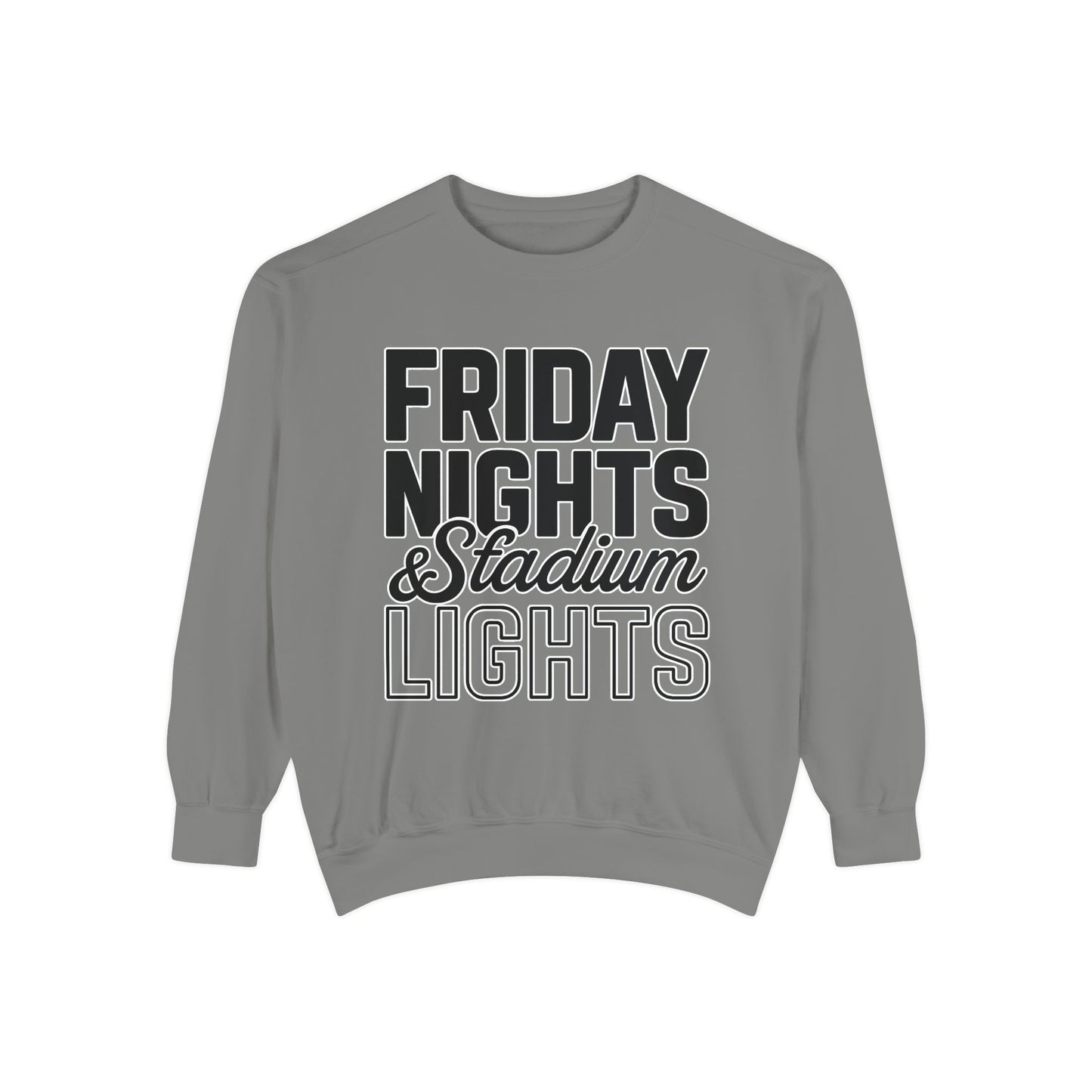 Friday Nights & Stadium Lights Sweatshirt | Comfort Colors