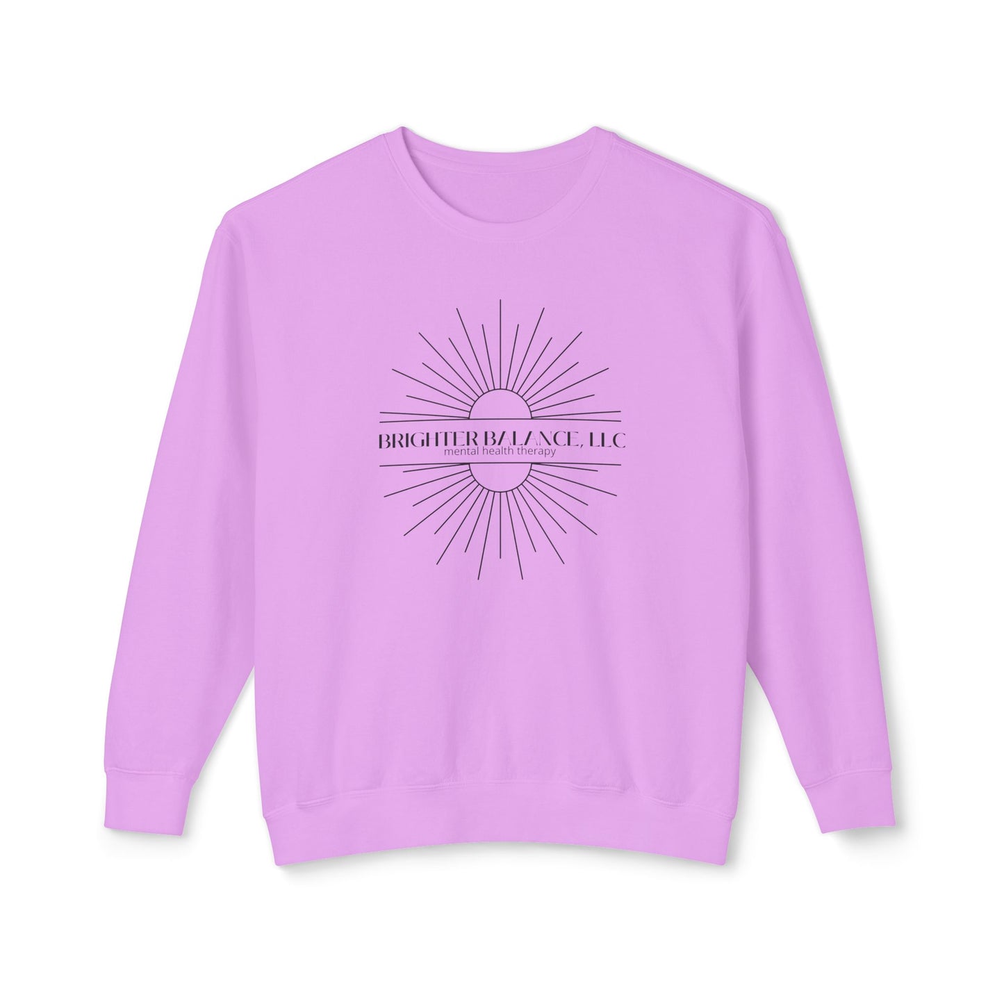 Brighter Balance Unisex Lightweight Crewneck Sweatshirt | Comfort Colors