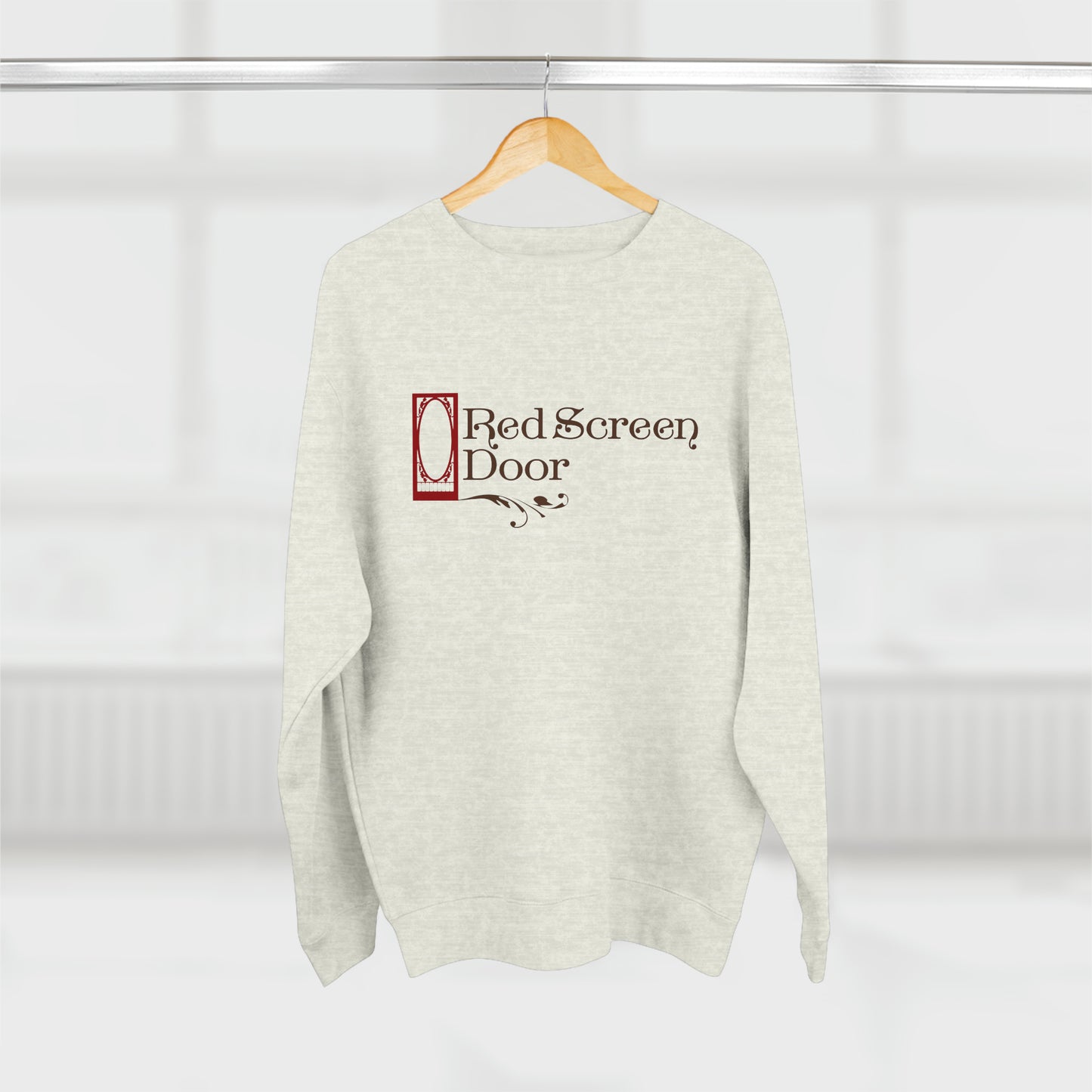 Red Screen Door Crewneck Sweatshirt