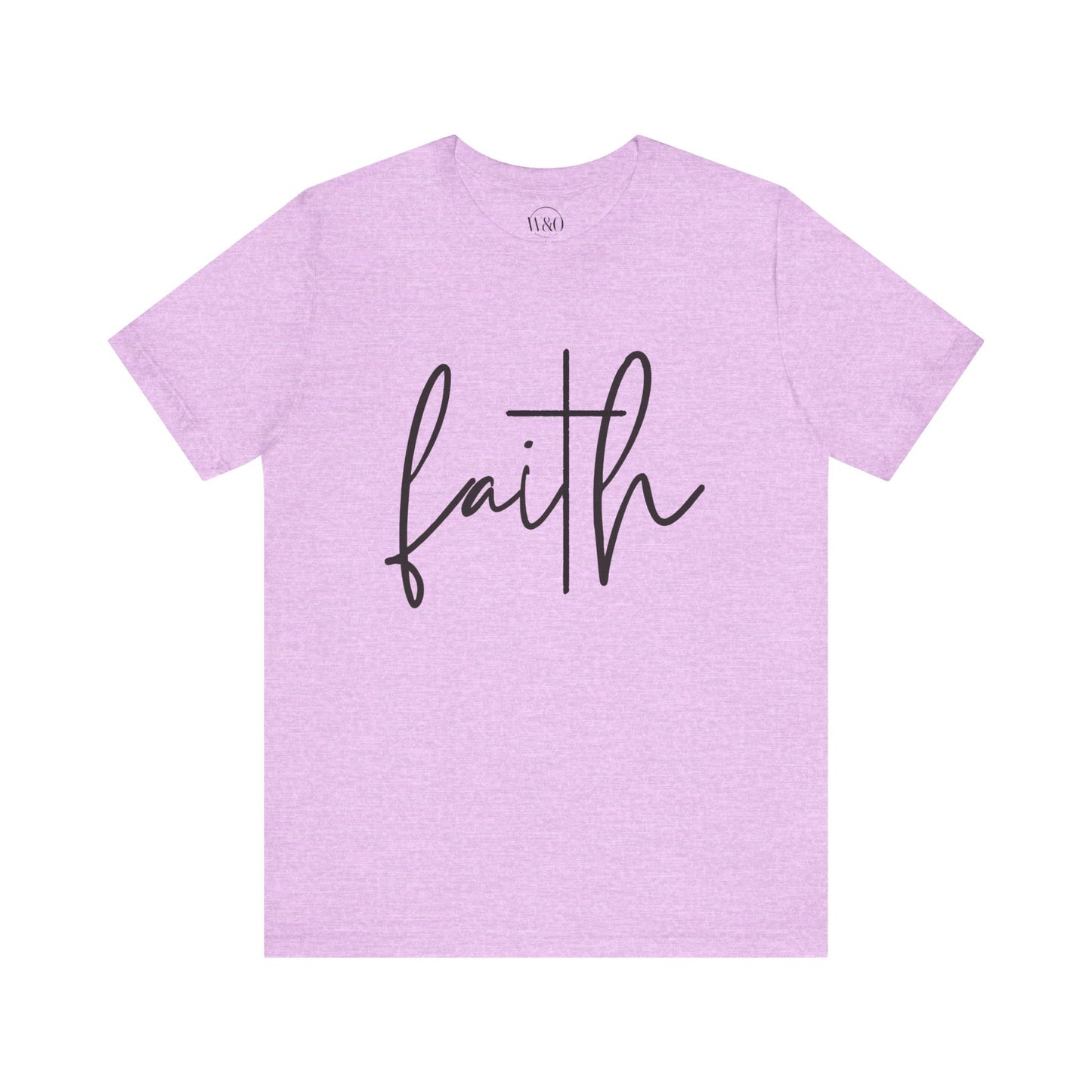 Faith Unisex Jersey Short Sleeve Tee - Inspirational Christian T-Shirt