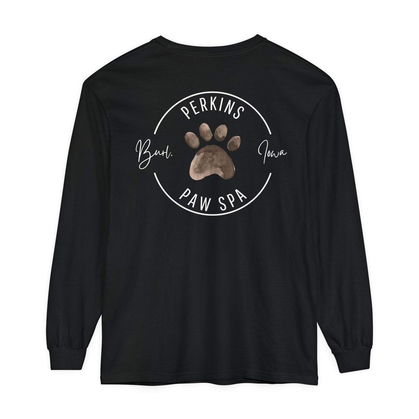 Perkins Paw Spa Back Design Long Sleeve  (2)