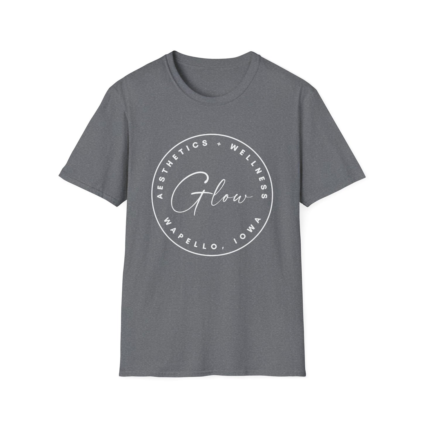 Glow Circle Logo FRONT T-Shirt | Gildan Soft-Style