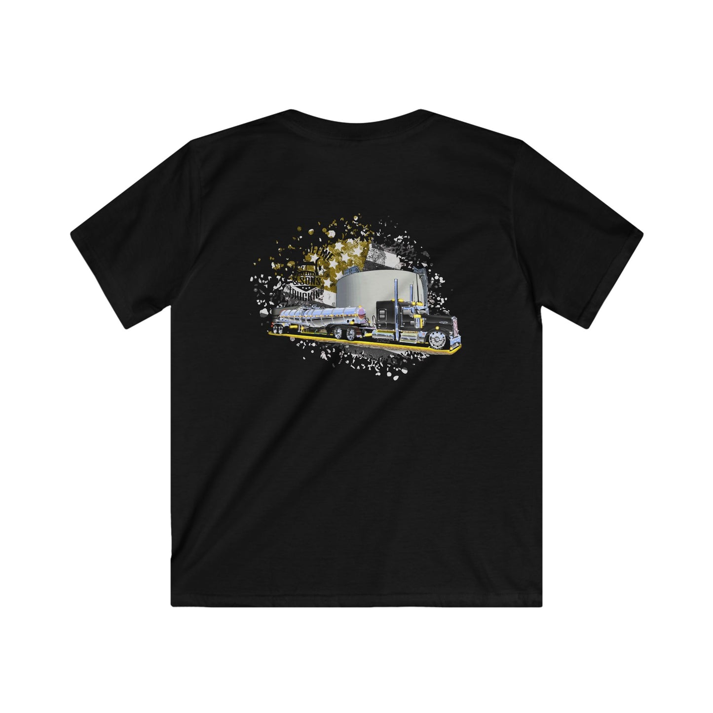 WT Gabeline Trucking YOUTH Tee #177 |Gildan Softstyle