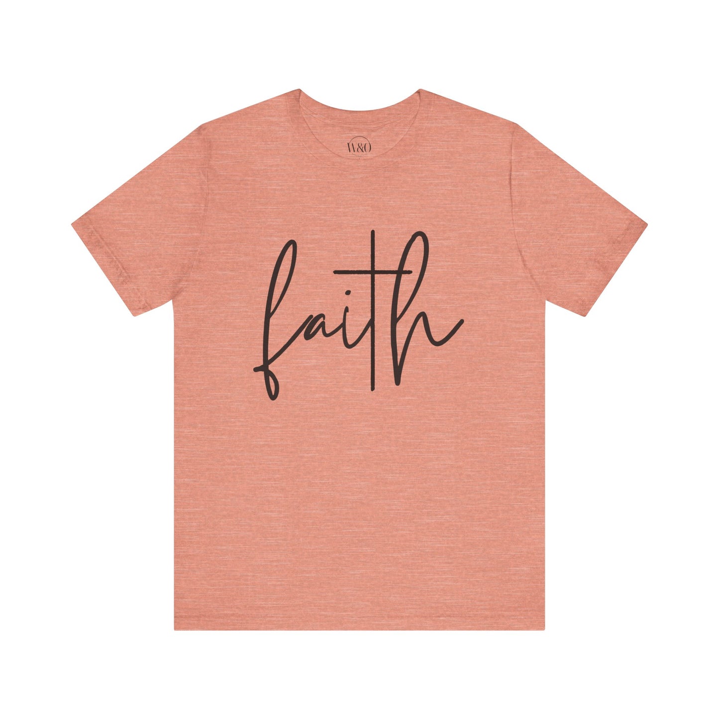 Faith Unisex Jersey Short Sleeve Tee - Inspirational Christian T-Shirt