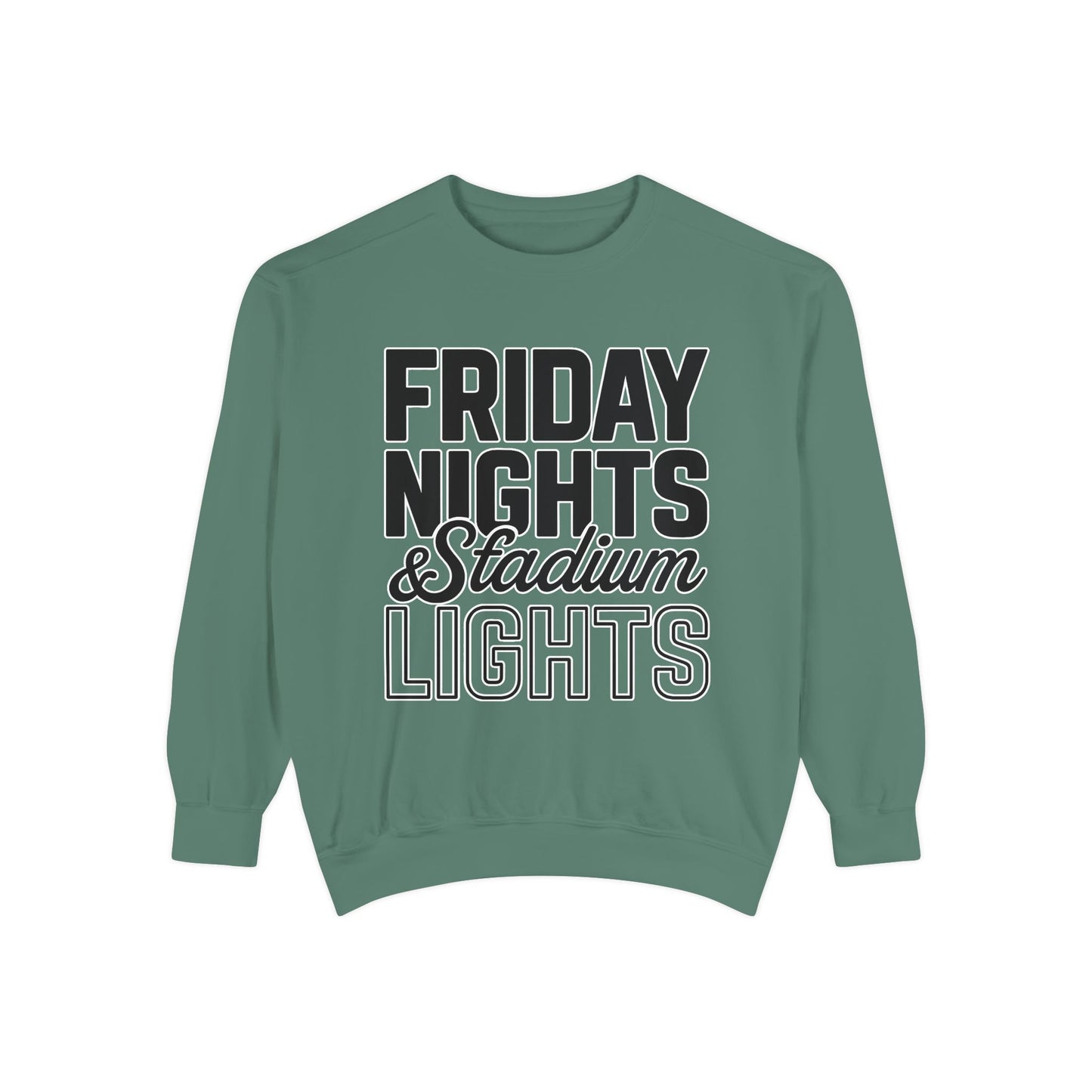 Friday Nights & Stadium Lights Sweatshirt | Comfort Colors