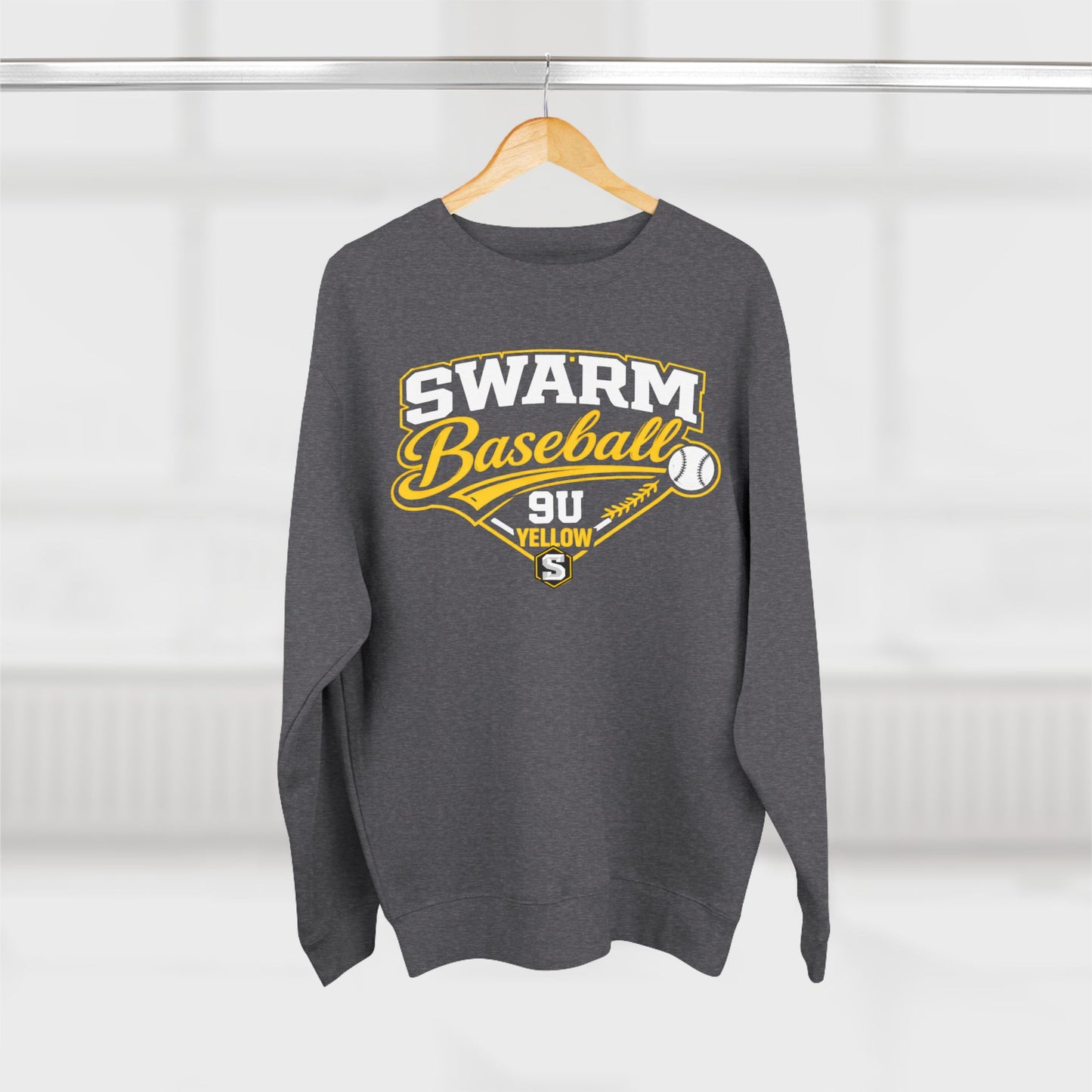 Swarm 9U "1" Baseball Crewneck | Lane Seven