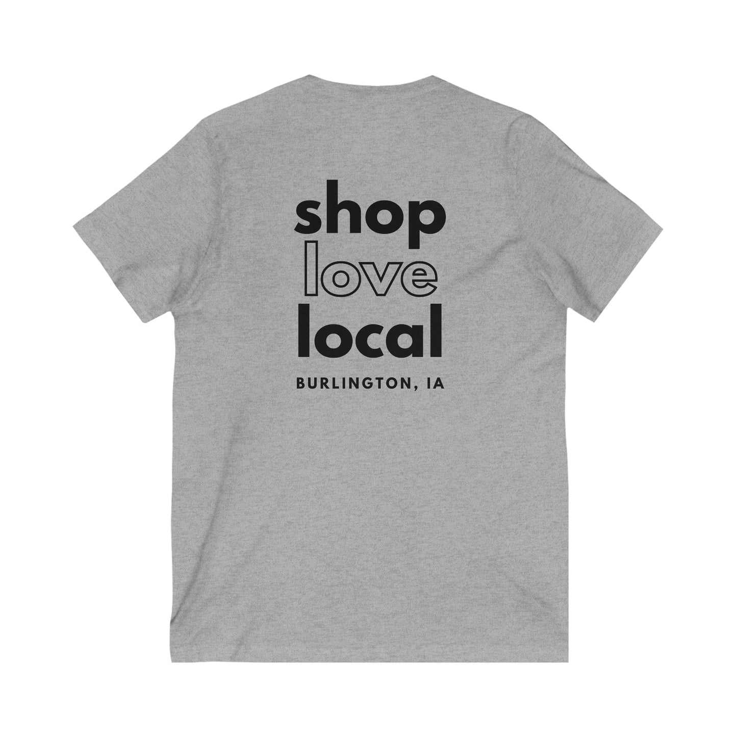 Red Screen Door V-Neck Tee