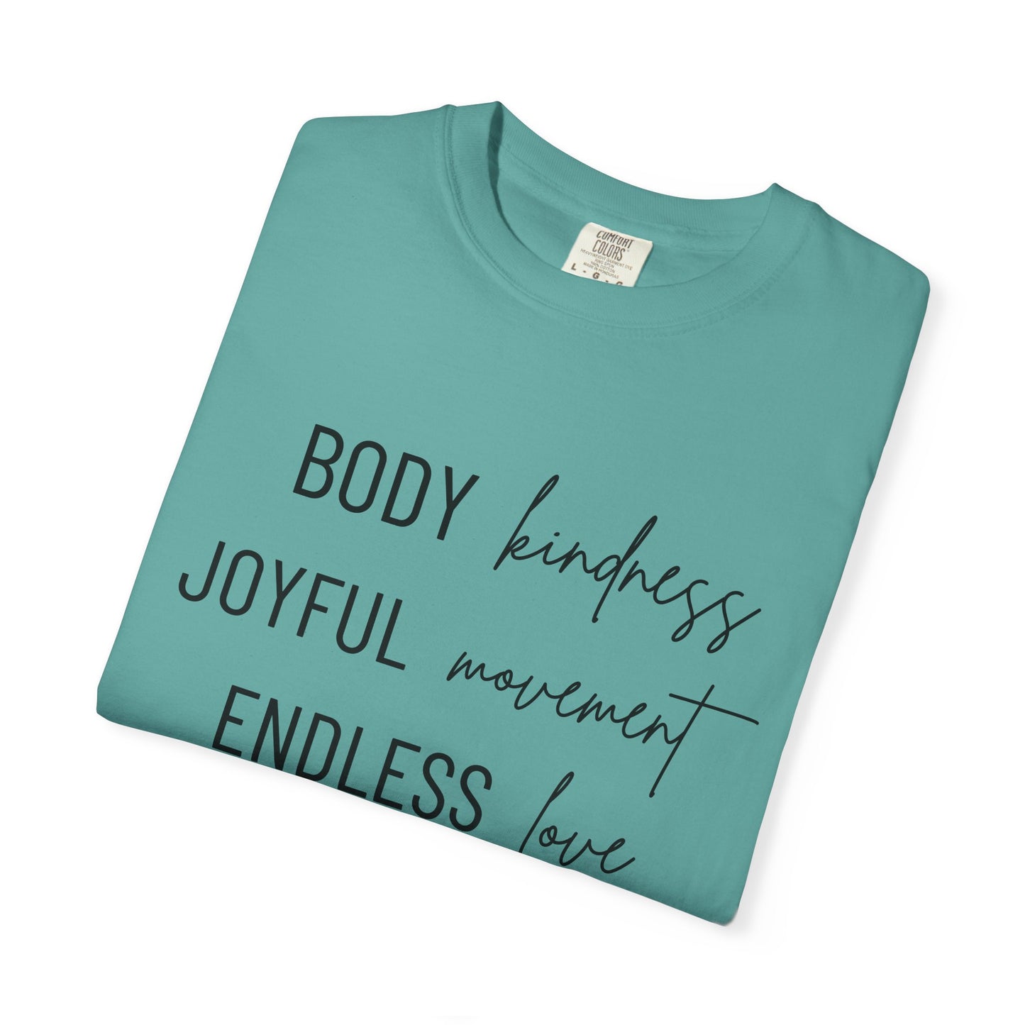 KML Kindness, Movement, Love T-shirt| Comfort Colors