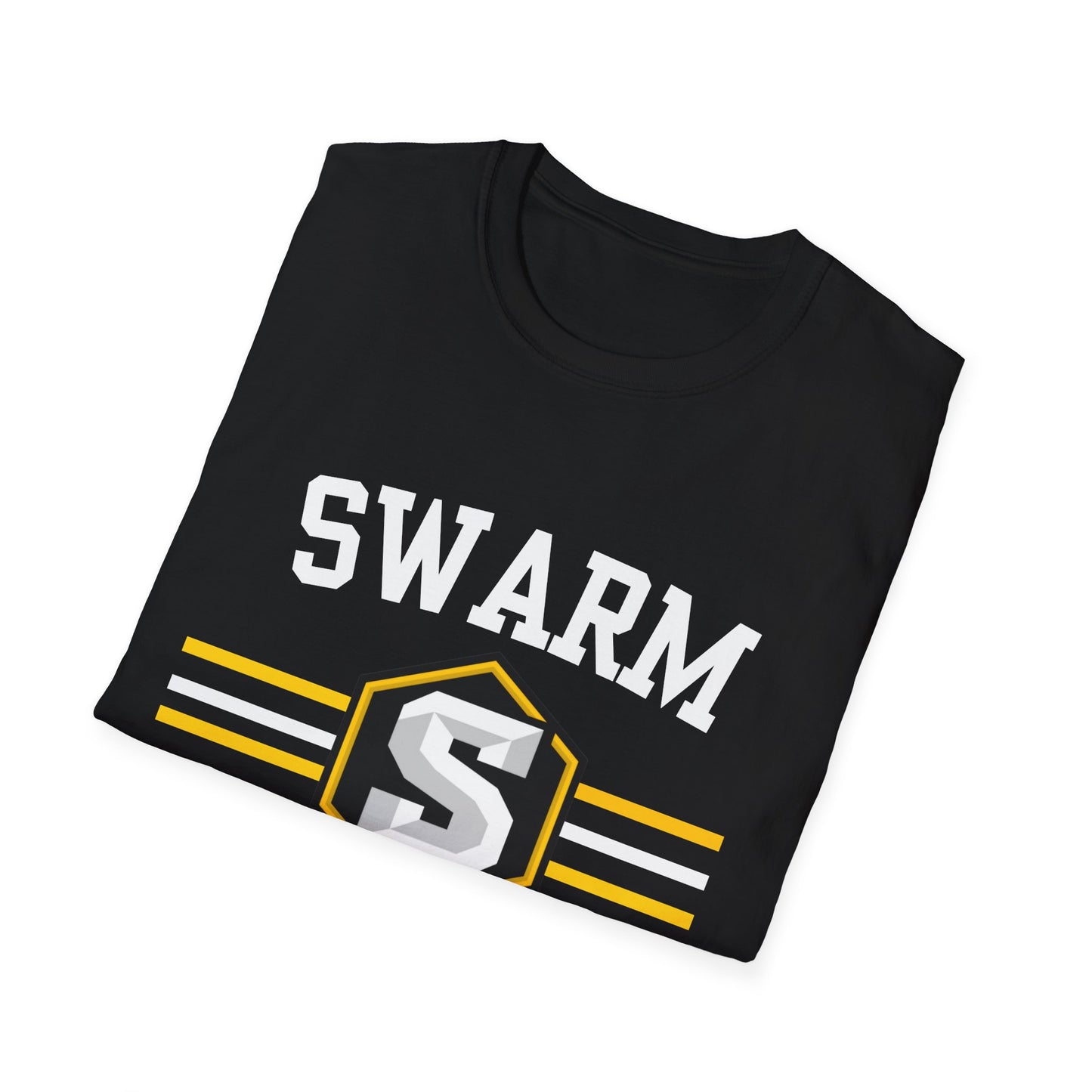 Swarm "stripe" ADULT Baseball T-Shirt | Gildan Softstyle