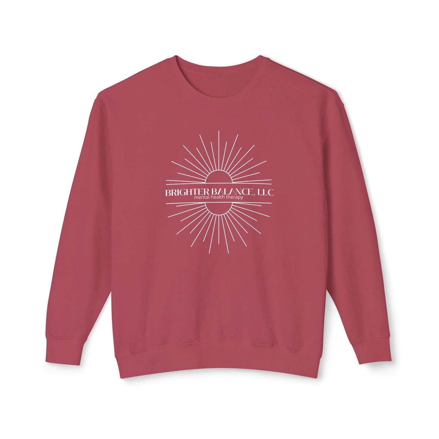 Brighter Balance Unisex Lightweight Crewneck Sweatshirt | Comfort Colors