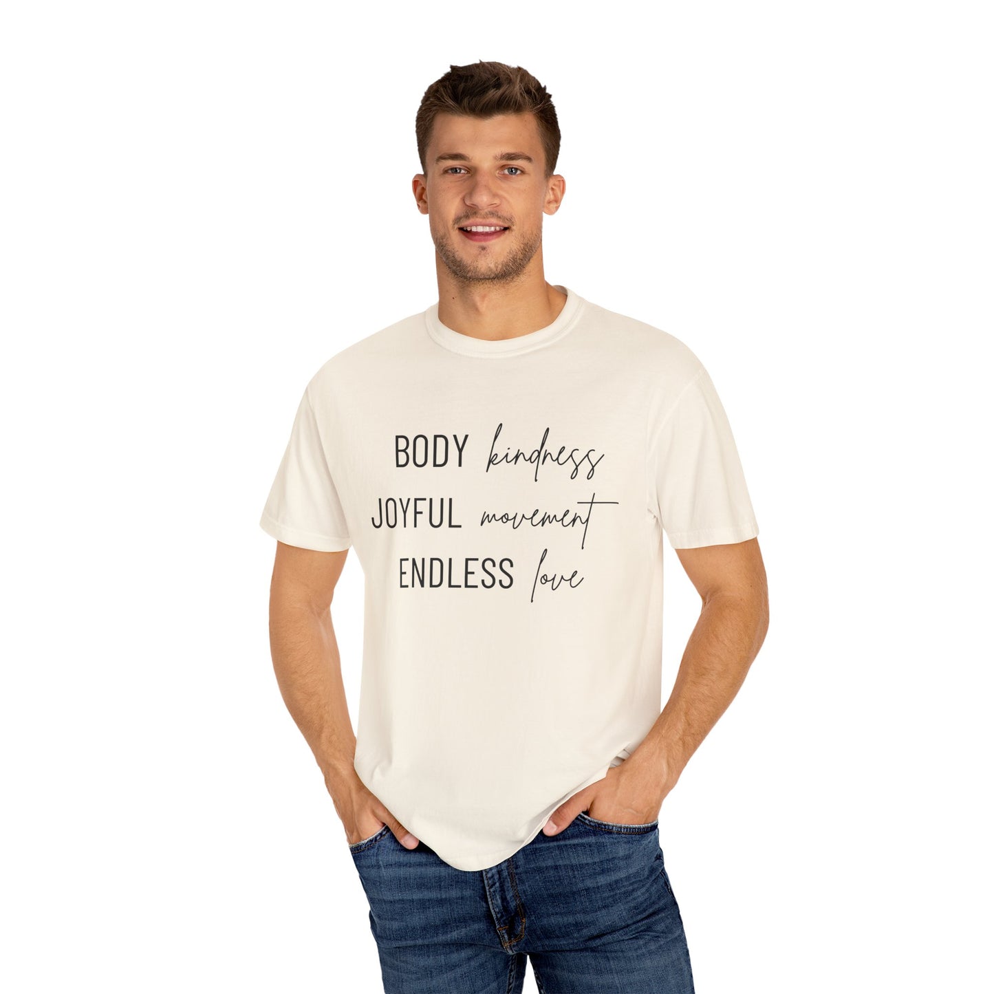 KML Kindness, Movement, Love T-shirt| Comfort Colors