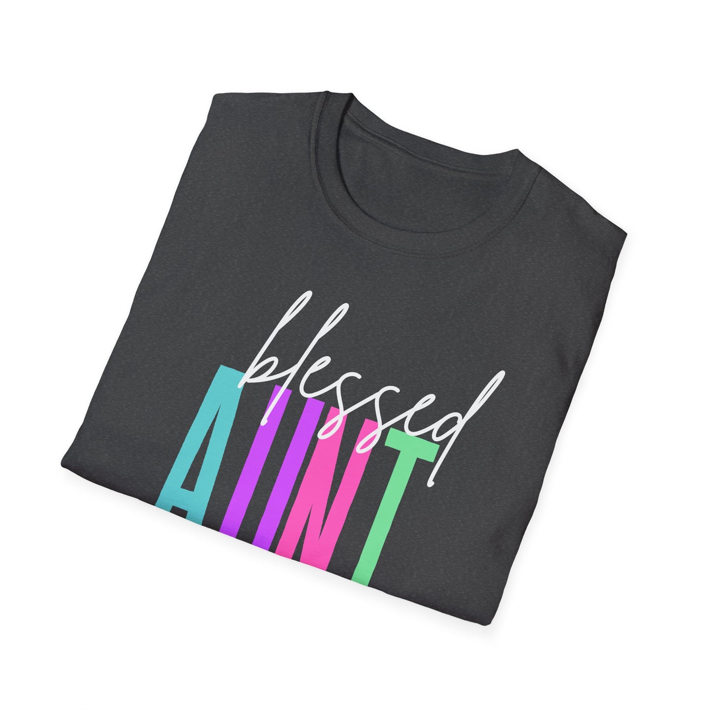 Colorful Blessed Aunt T-Shirt