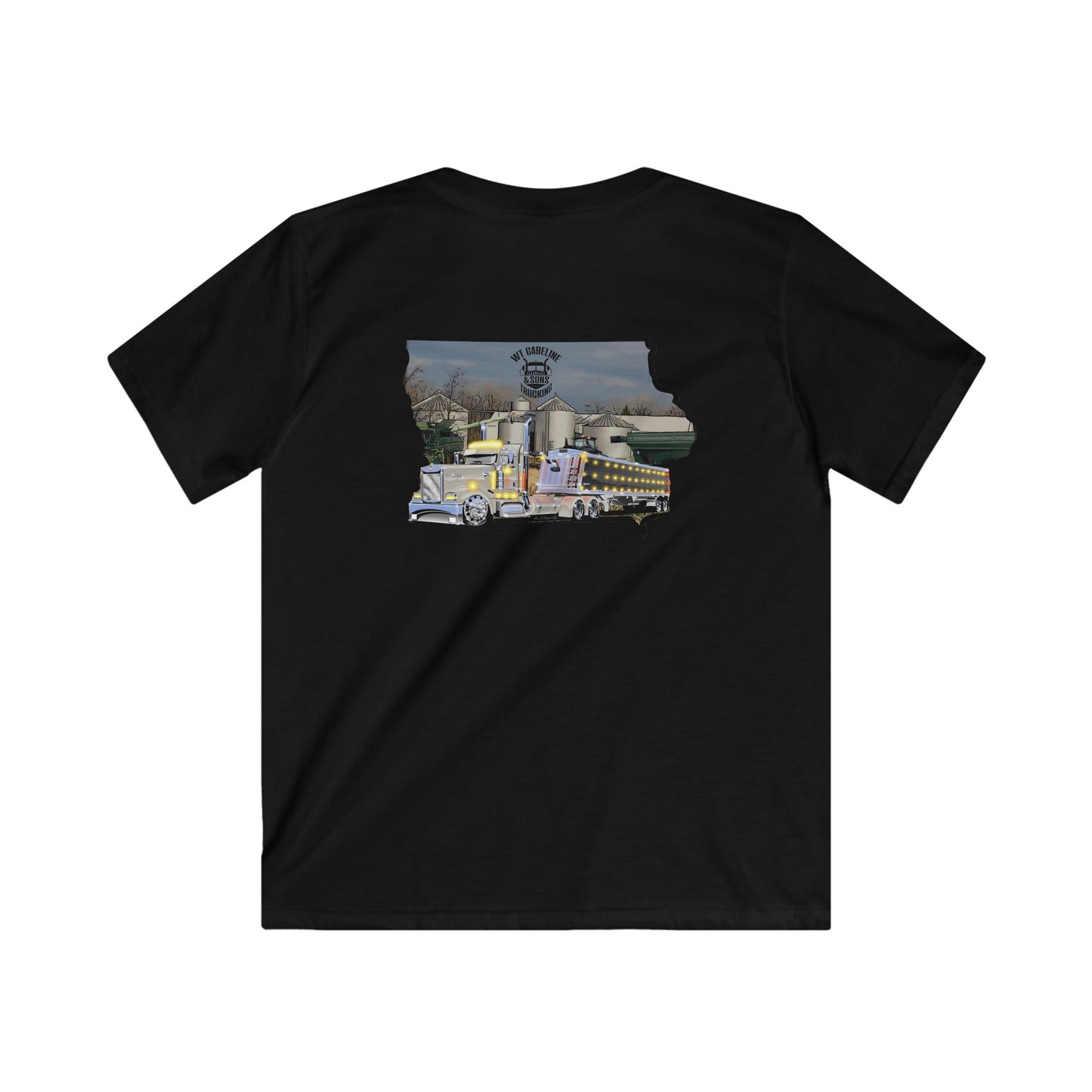 WT Gabeline Trucking YOUTH Tee #181|Gildan Softstyle
