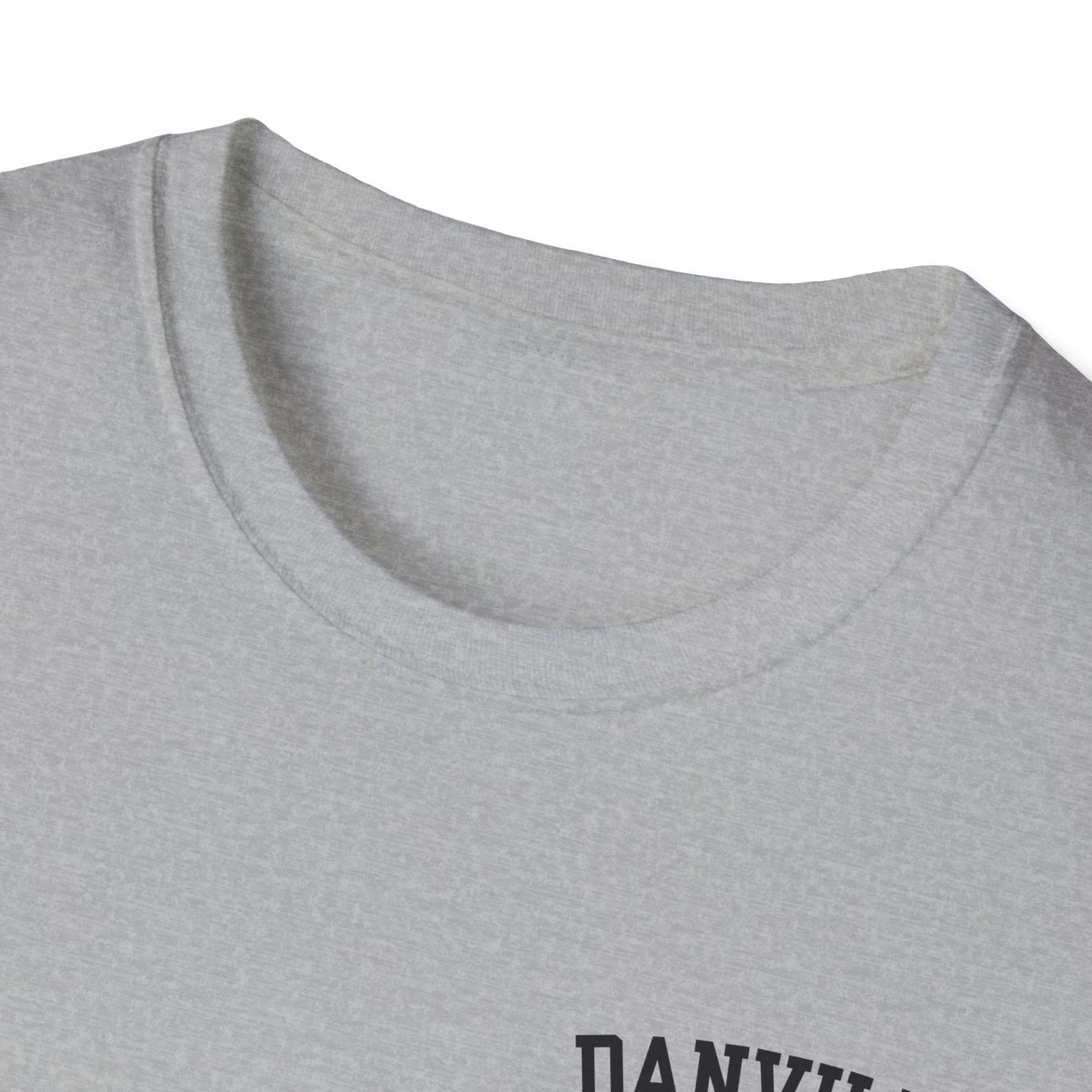 Danville Bears Stripe Pocket Logo T-Shirt | Gildan Softstyle