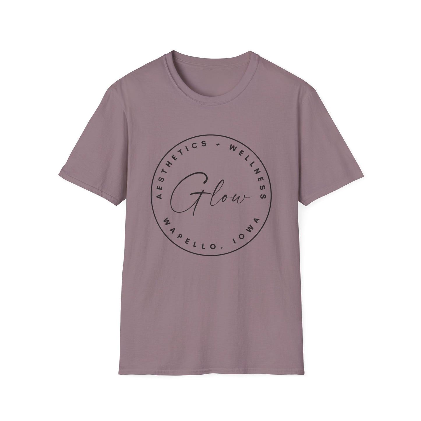 Glow Circle Logo FRONT T-Shirt | Gildan Soft-Style